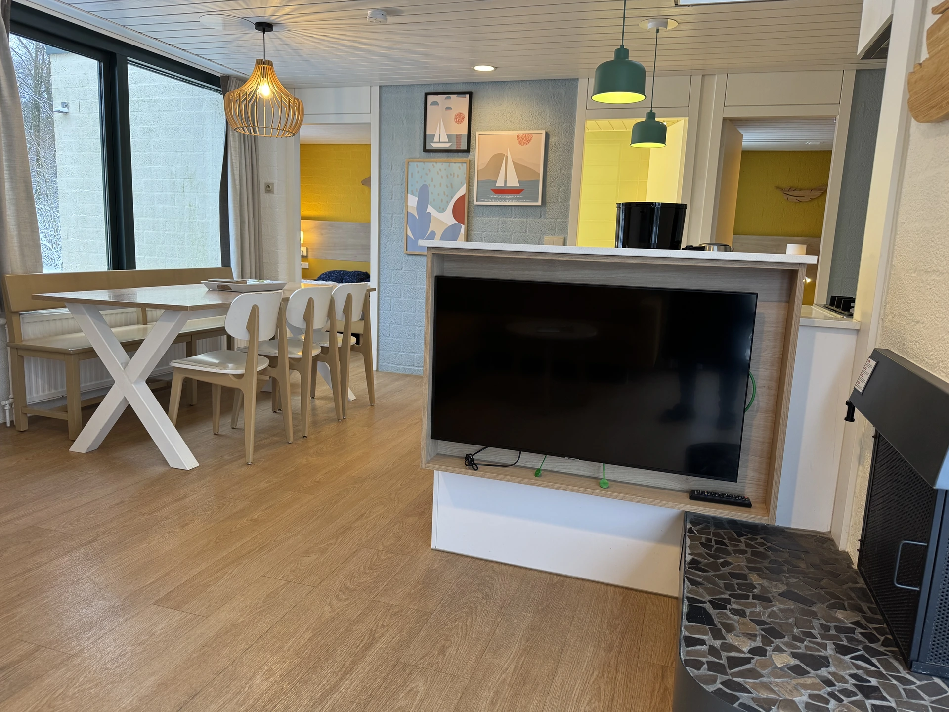 Wohn- und Essbereich im Comfort Ferienhaus im Center Parcs De Vossemeren