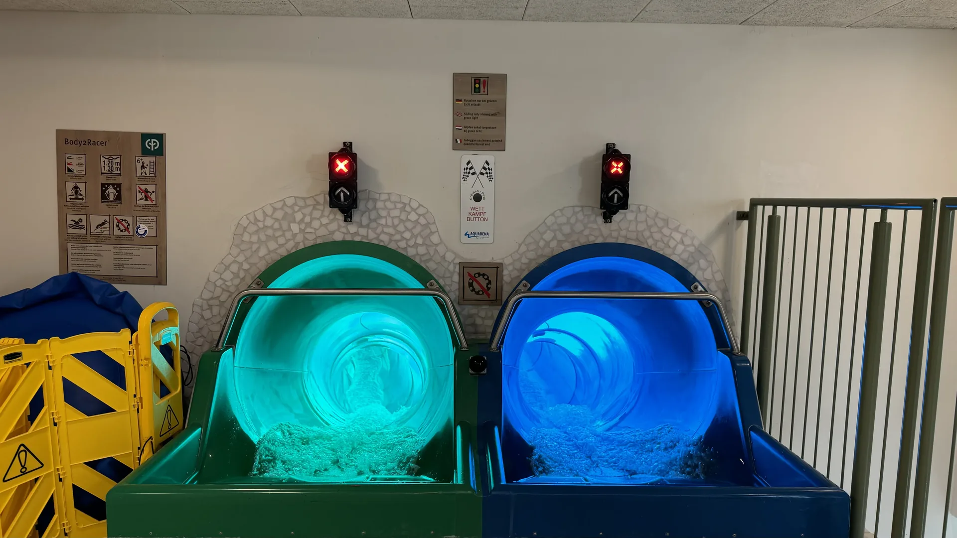 Duo-Racer von oben im Aqua Mundo des Center Parcs Park Allgäu