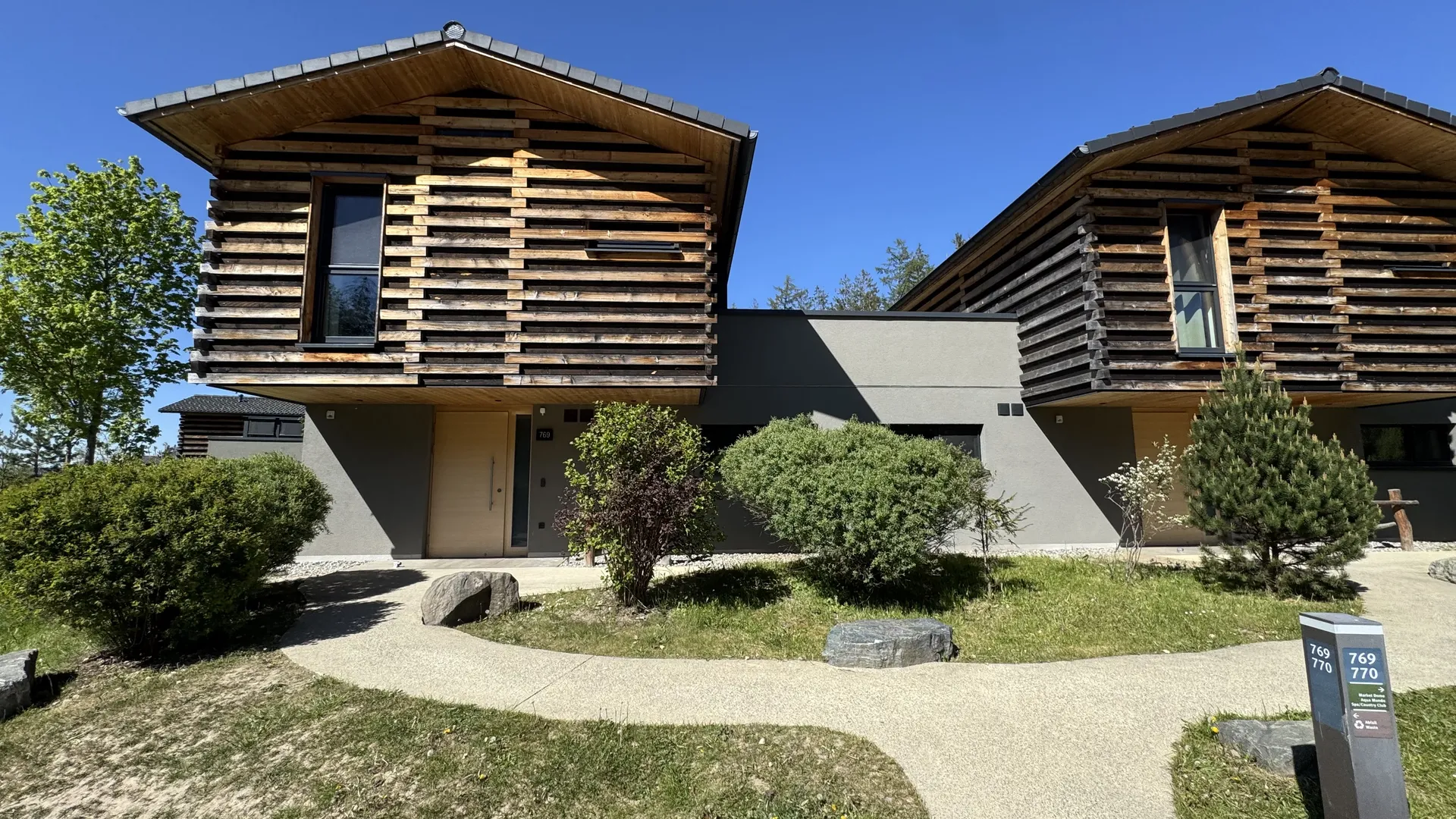 Das Exclusive-Ferienhaus von außen, Park Allgäu