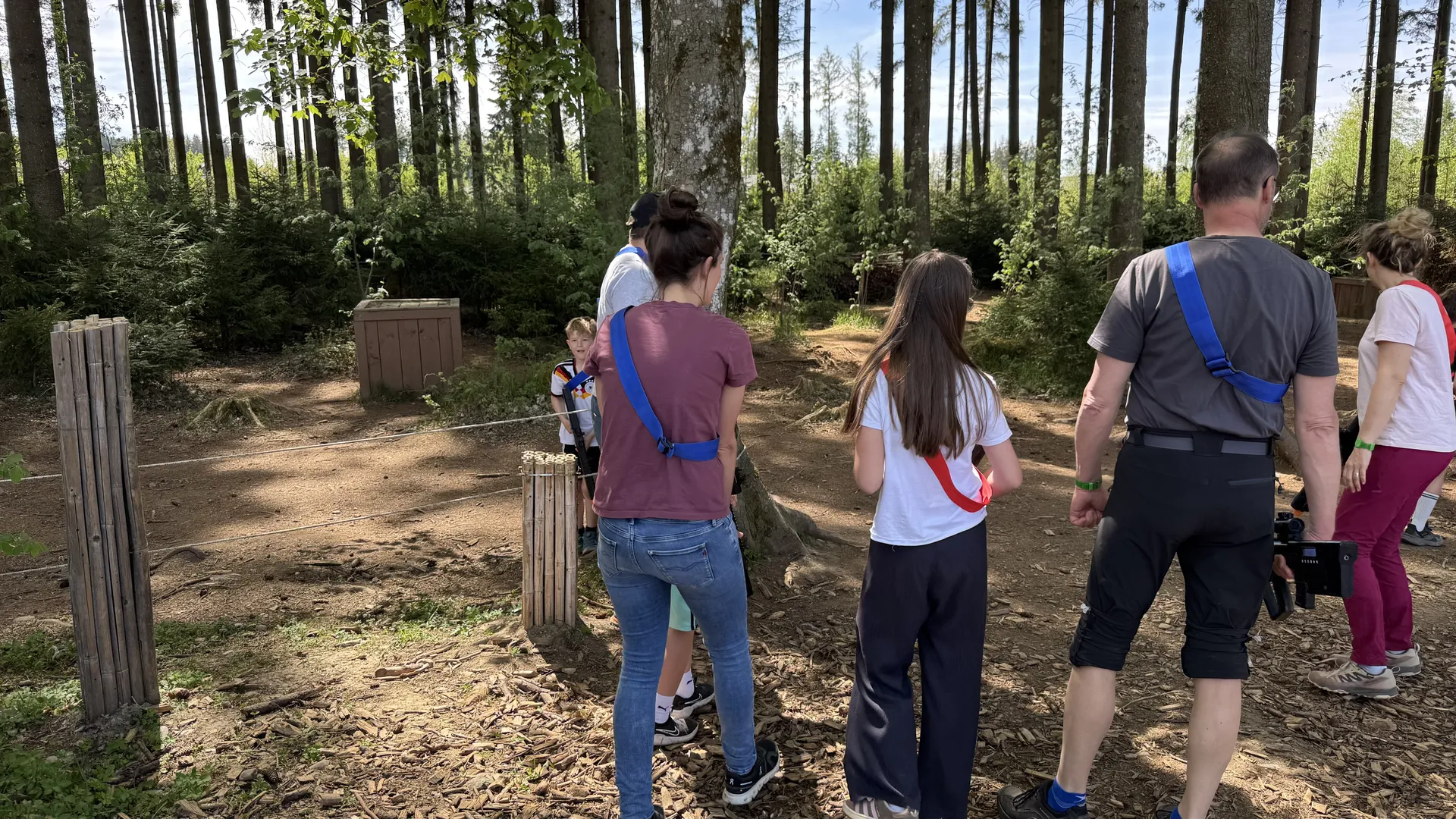 Zweite Runde Laser Battle im Park Allgäu