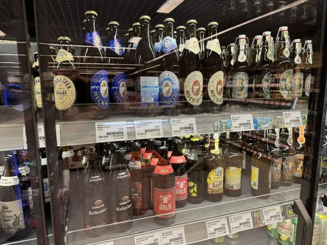 Untere Reihe mit Kellerbier, Gold und Radler aus dem Allgäu