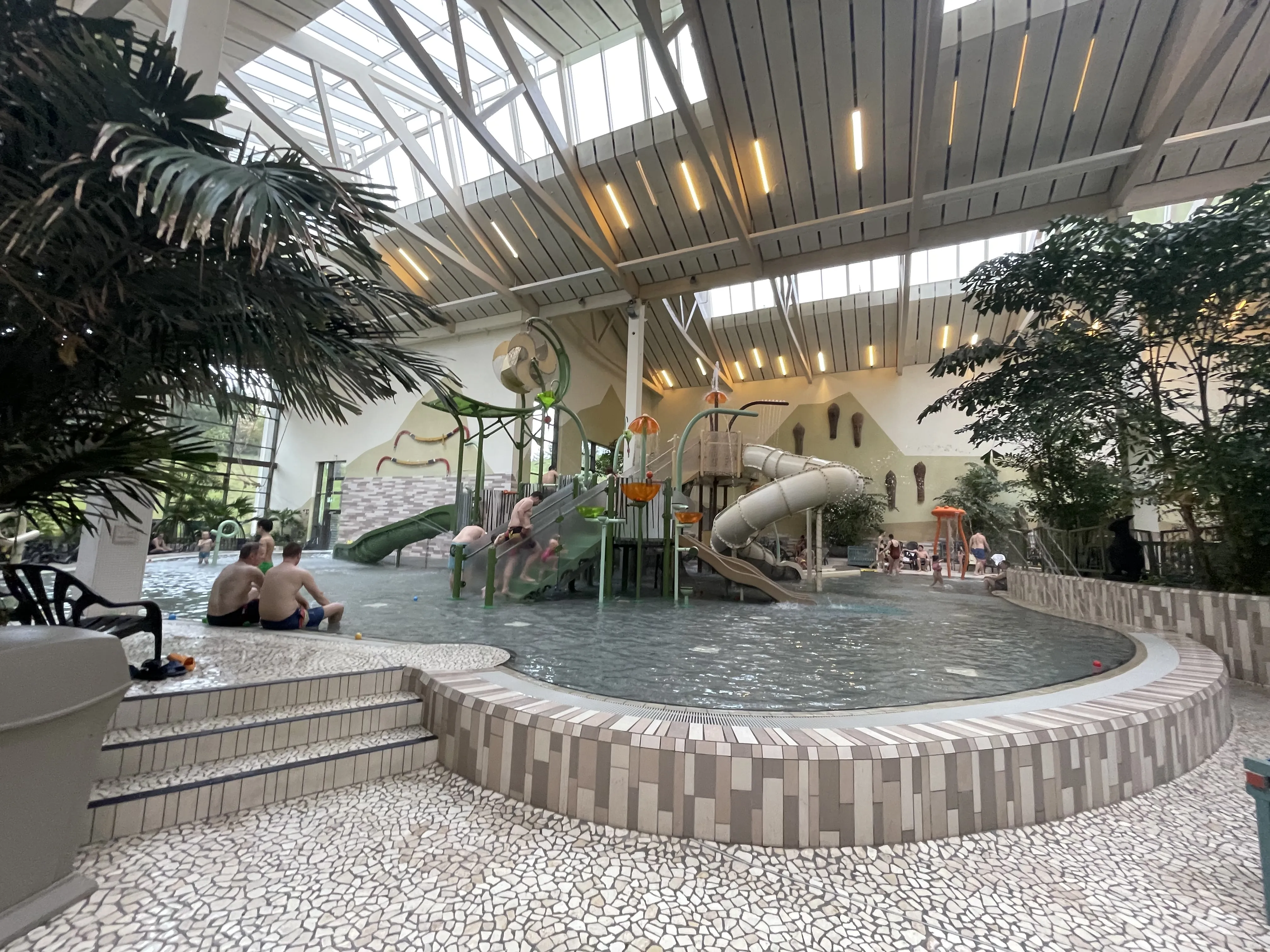 Das Waterplayhouse mit dem warmen Wasser