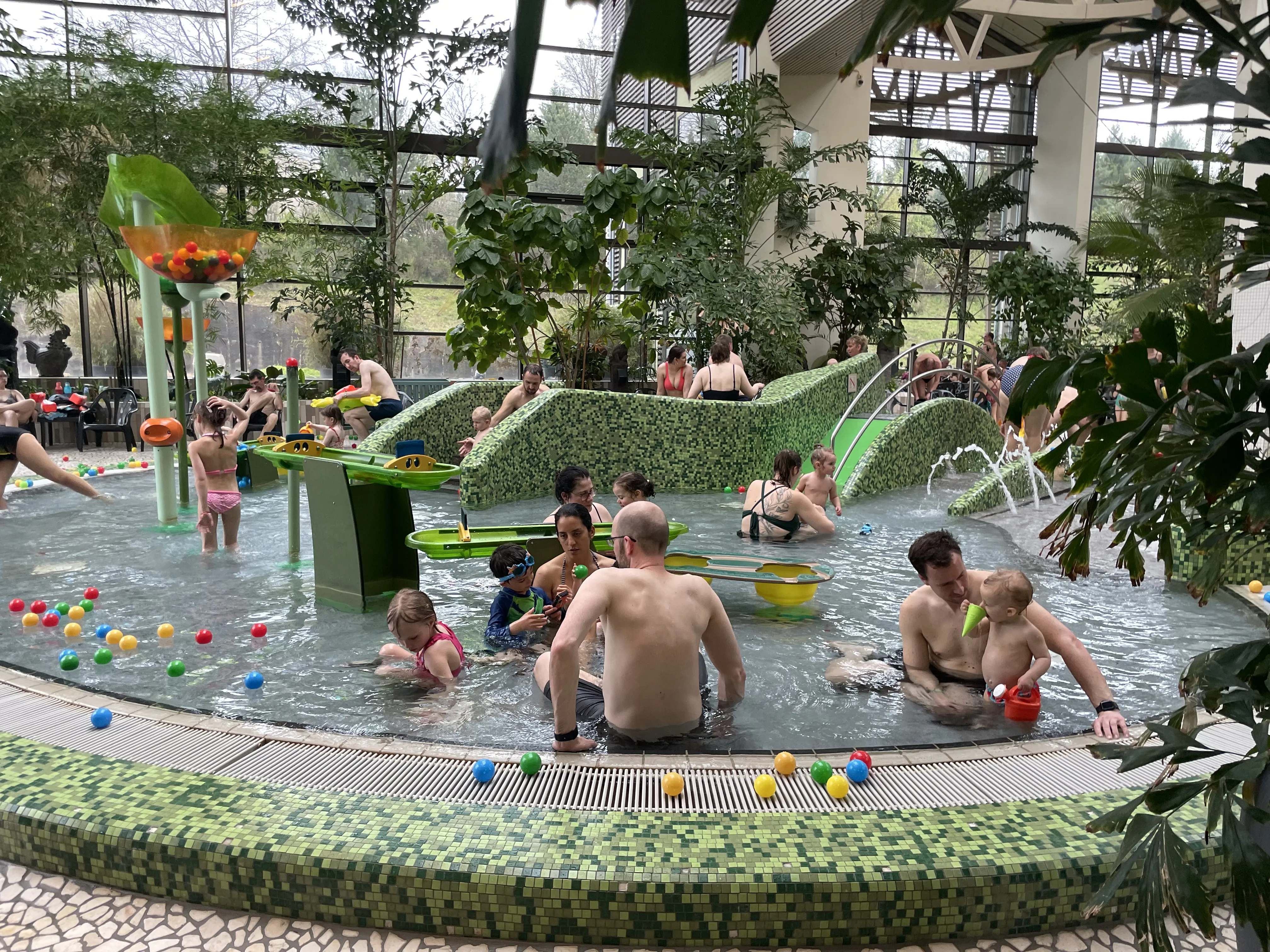 Der tolle Babybereich im Aqua Mundo