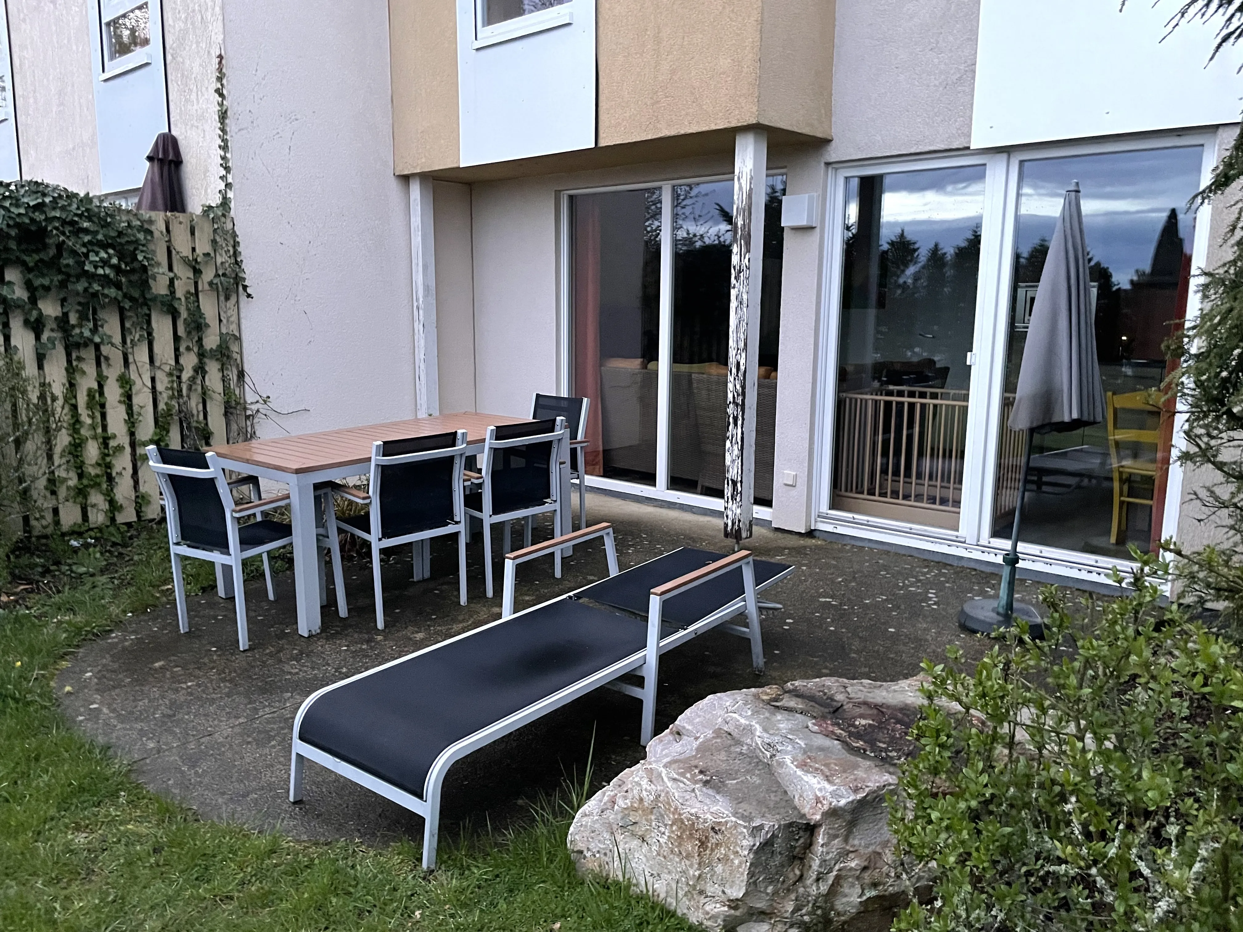 Unsere Terrasse am Premium-Ferienhaus