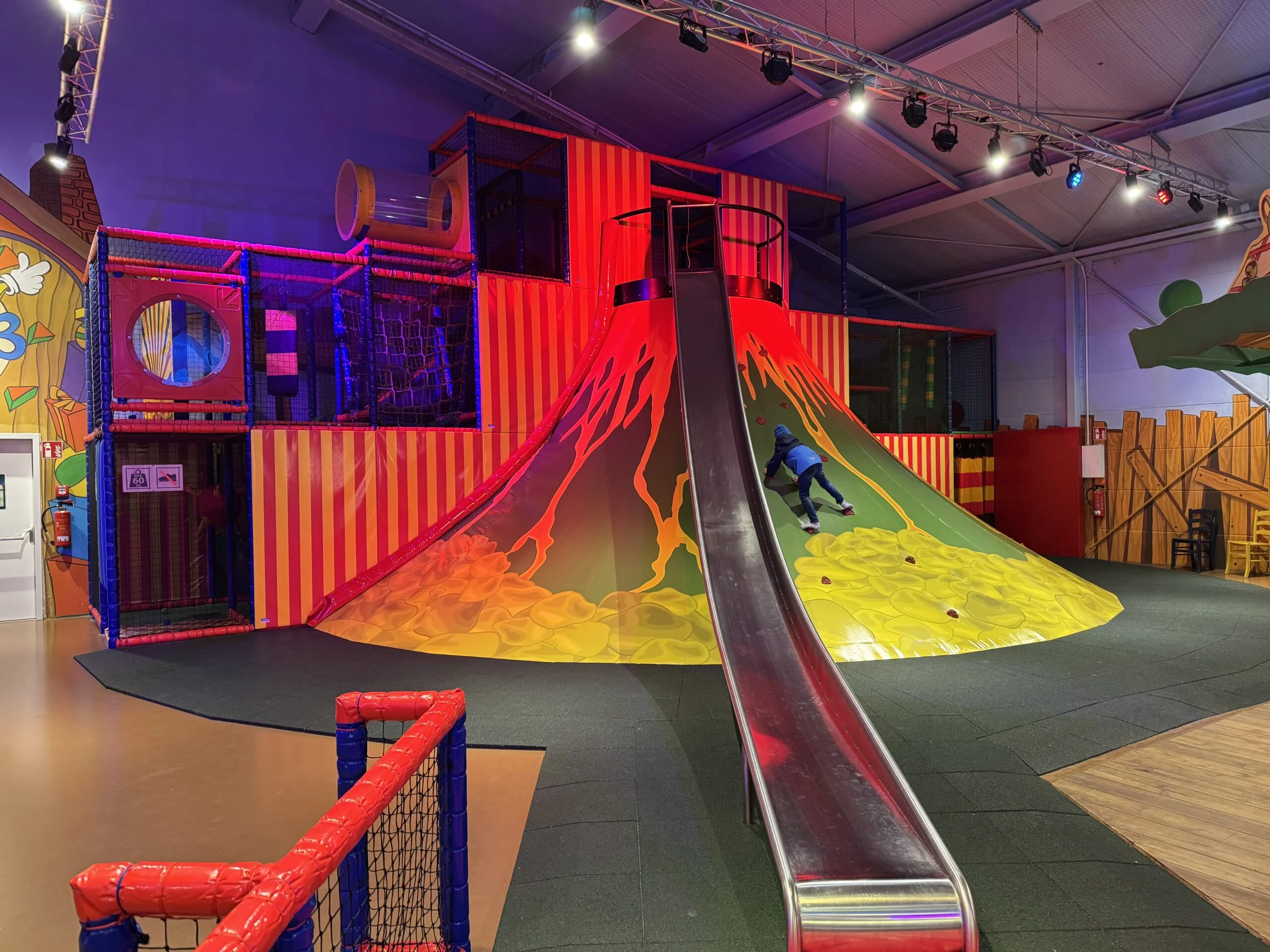 Der riesige Rutschvulkan