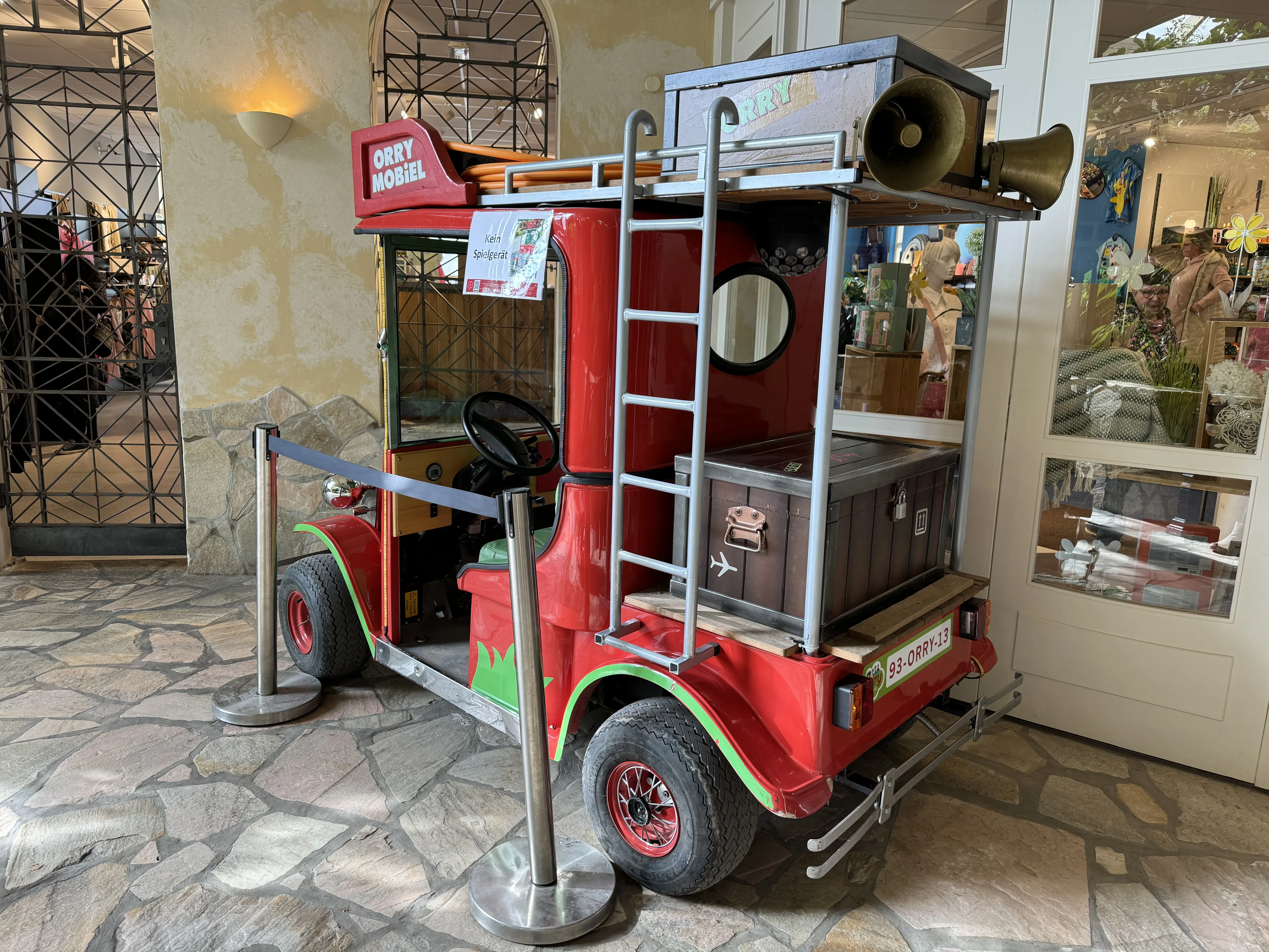 Das Orry Mobil – beliebtes Fotomotiv im Market Dome