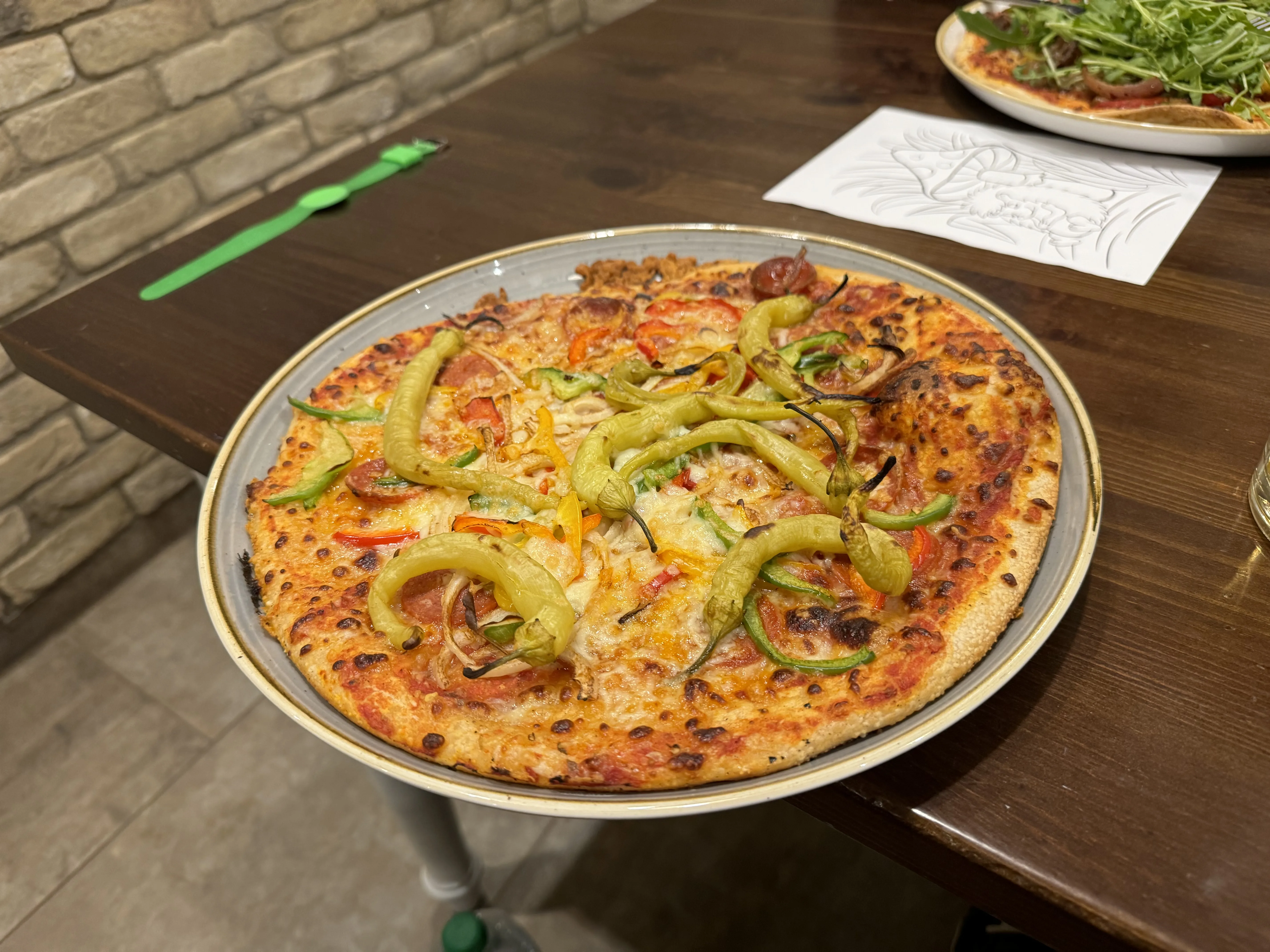 Pizza im Italiener – sieht gut aus und schmeckt auch