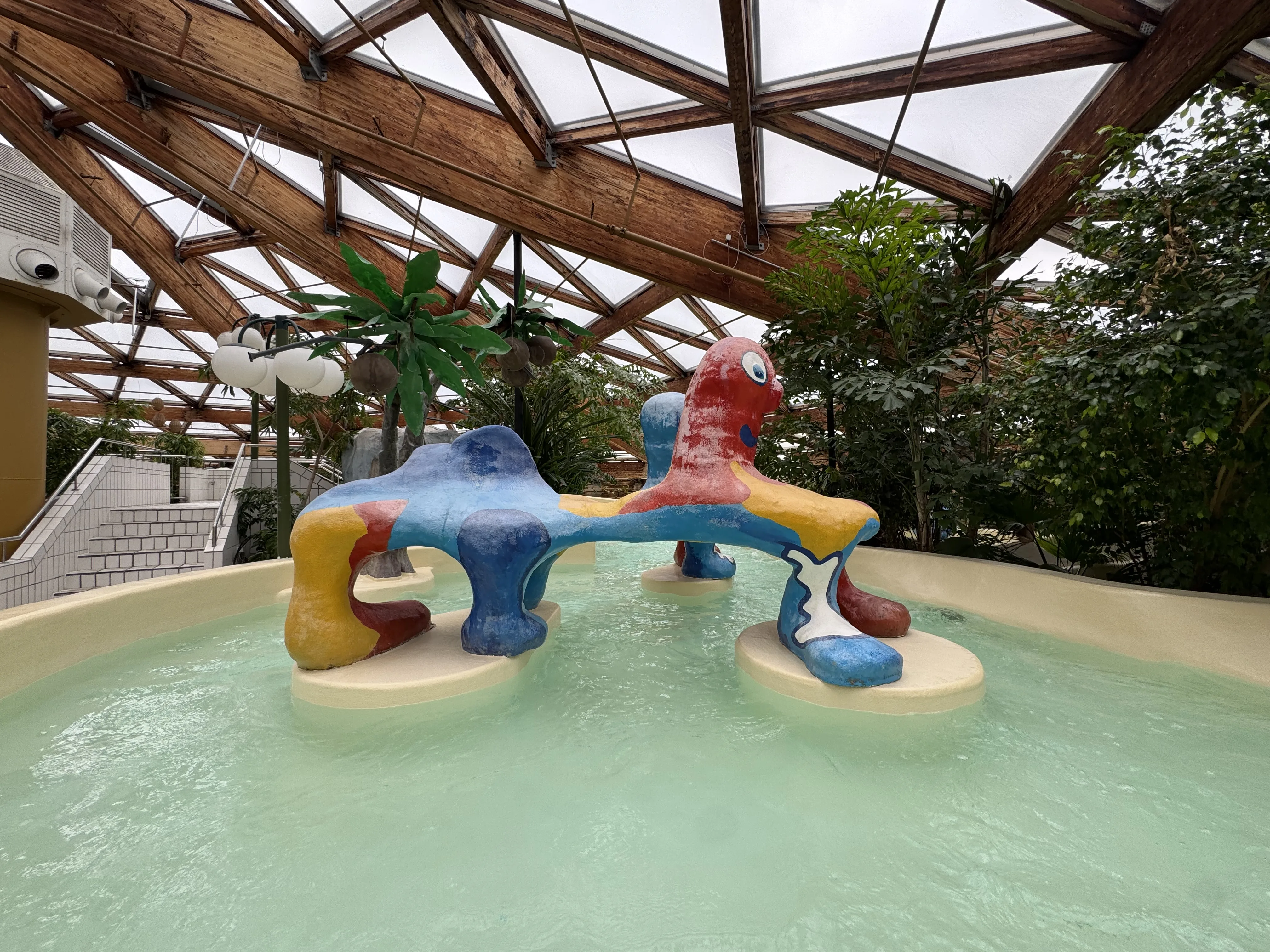 Der Kinderbereich im Aqua Mundo – flache Becken und Wasserspiele für die Kleinsten