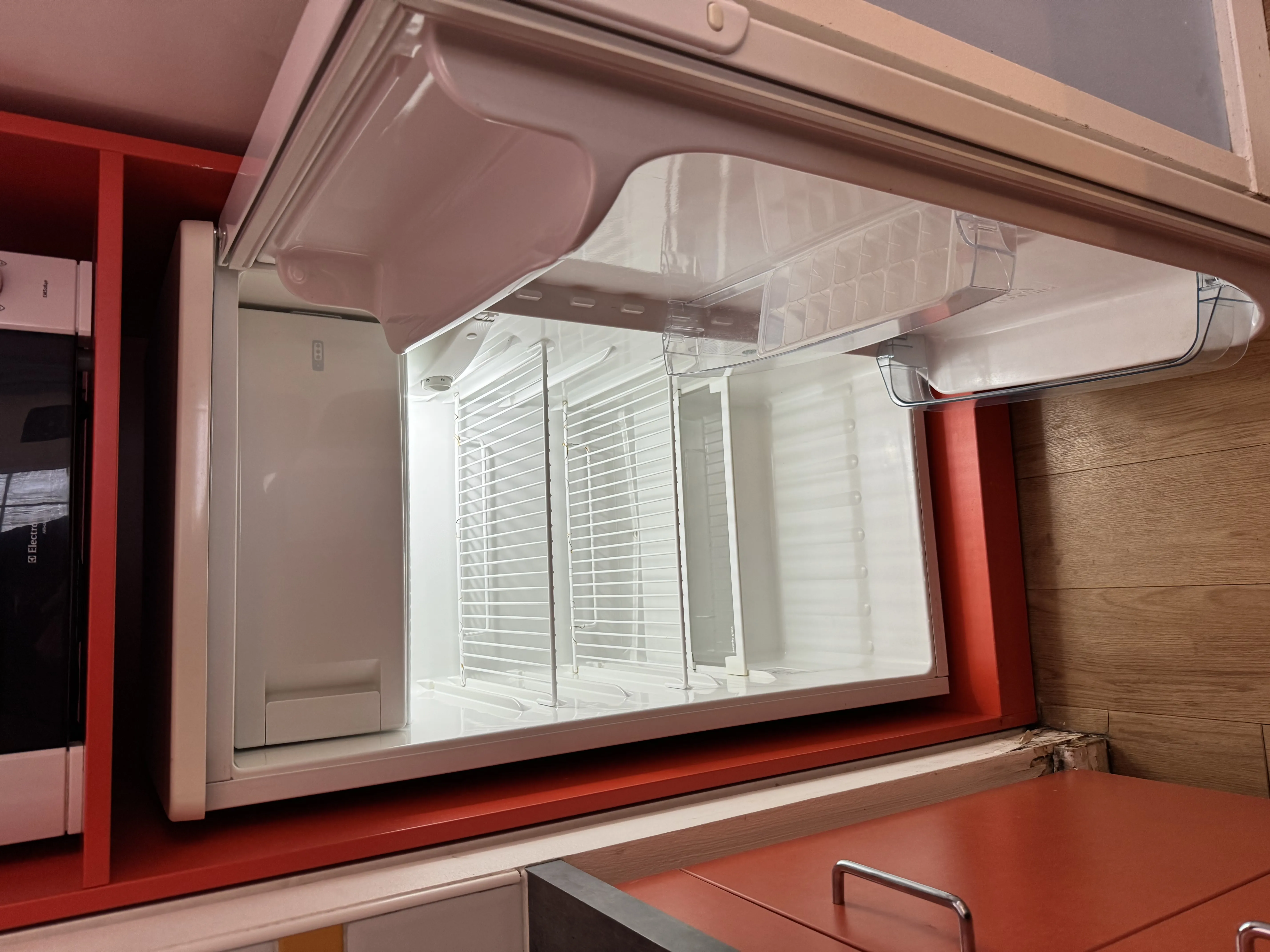 Kühlschrank mit Gefrierfach im Comfort-Ferienhaus Le Lac d'Ailette