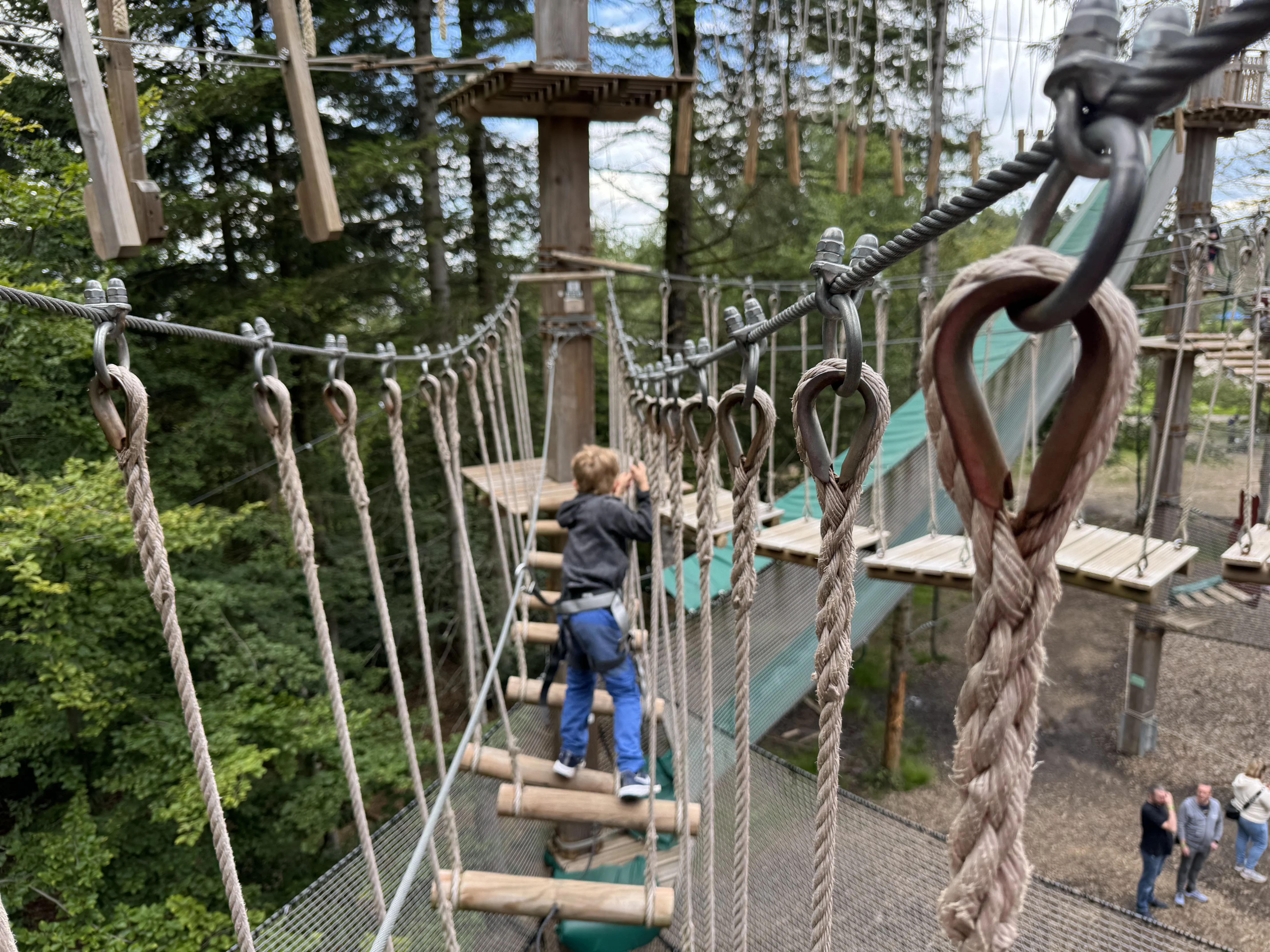 Der Klettergarten direkt neben dem ZE Place