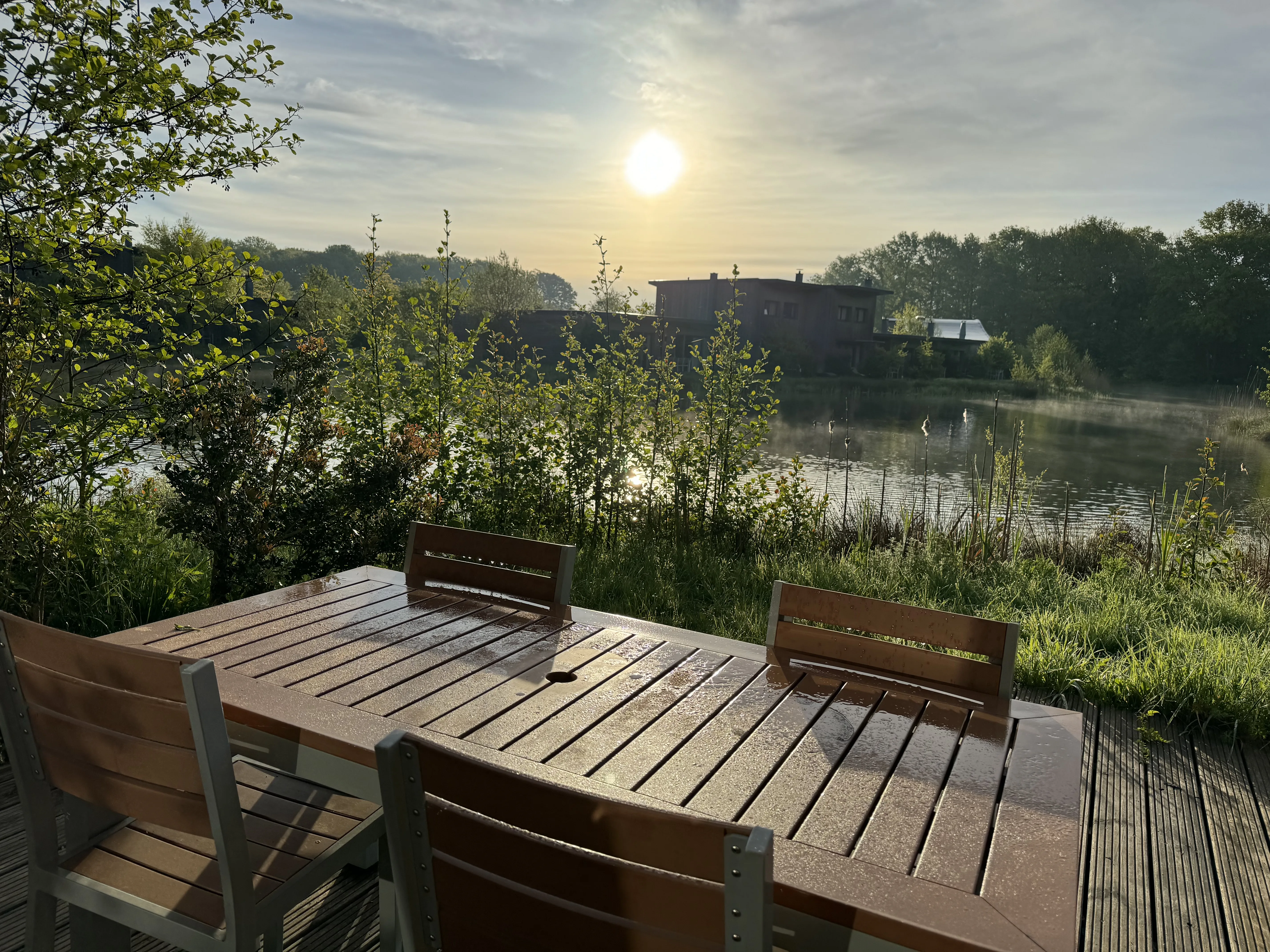 Terrasse bei schönem Wetter
