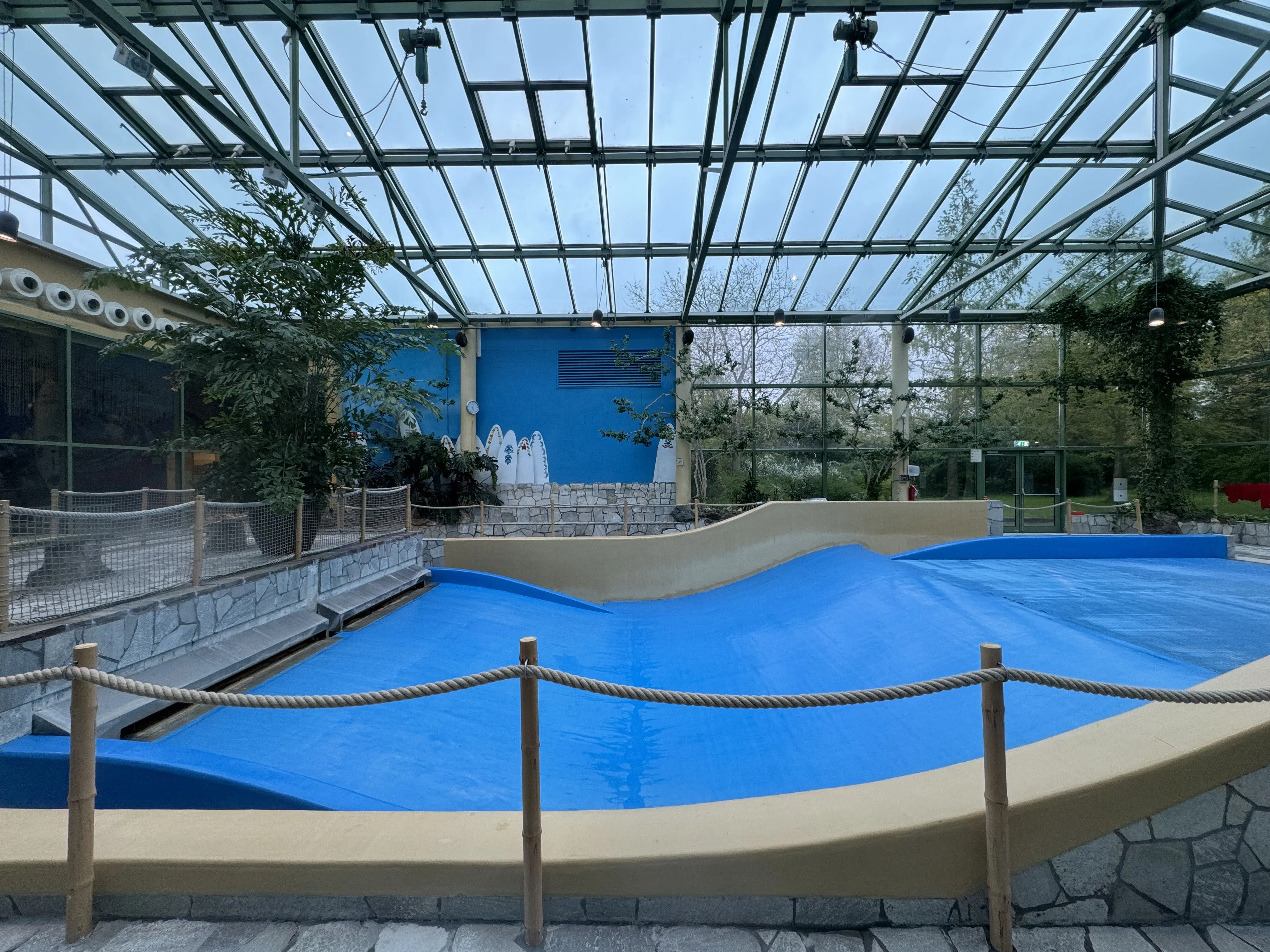 So sieht der FlowRider aus, wenn er gerade nicht in Betrieb ist