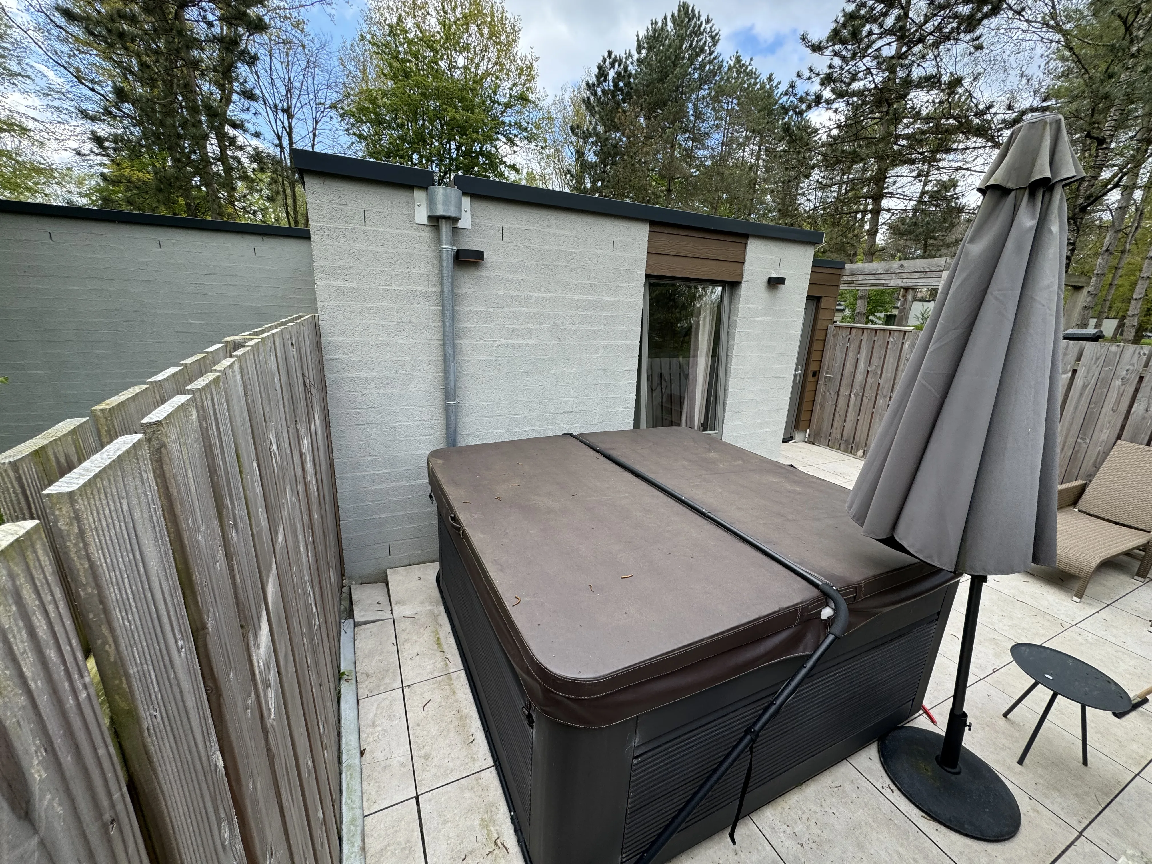 Whirlpool im Wellness-Ferienhaus