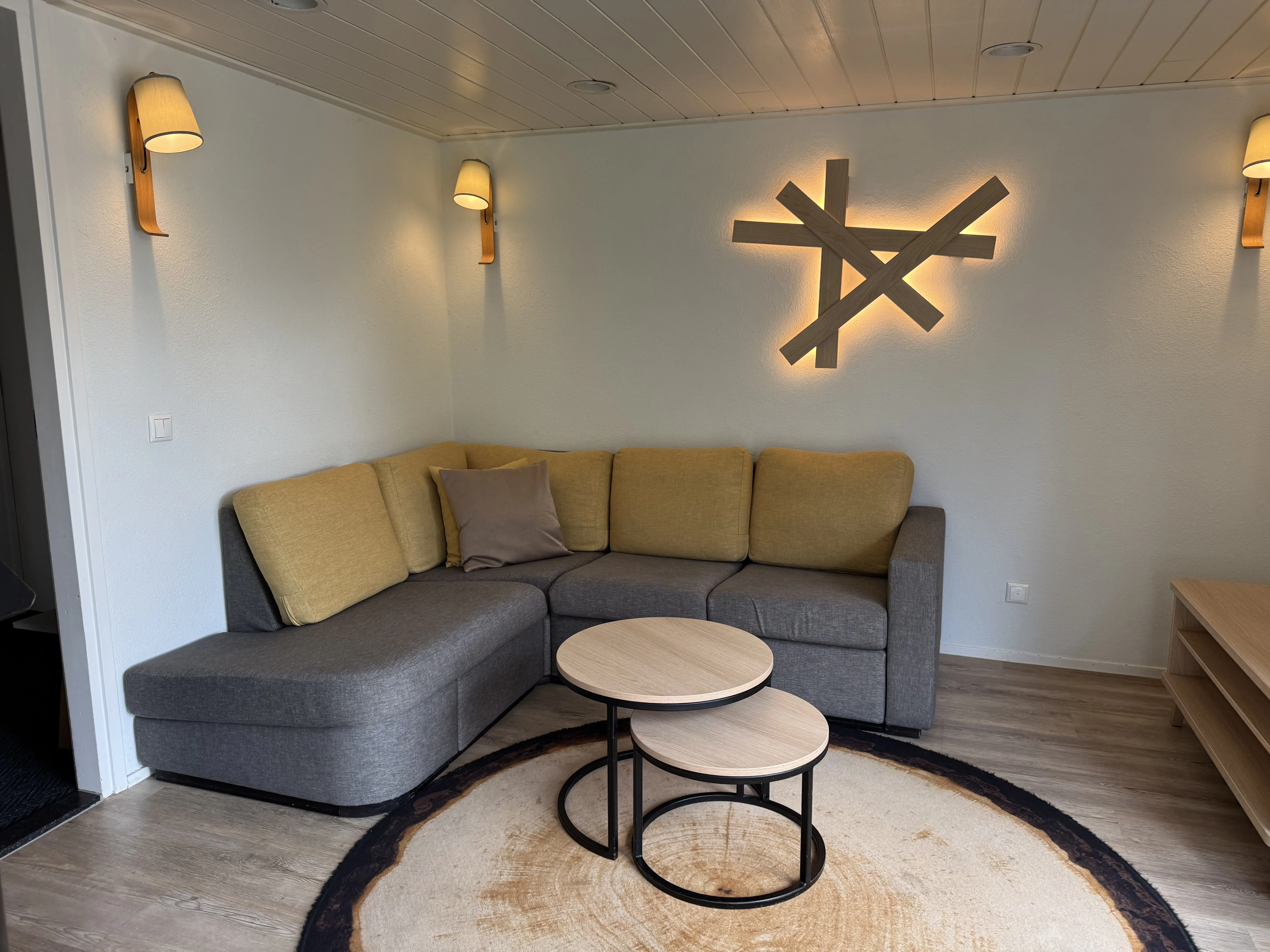 Wohnbereich im VIP-Ferienhaus für 2 Personen