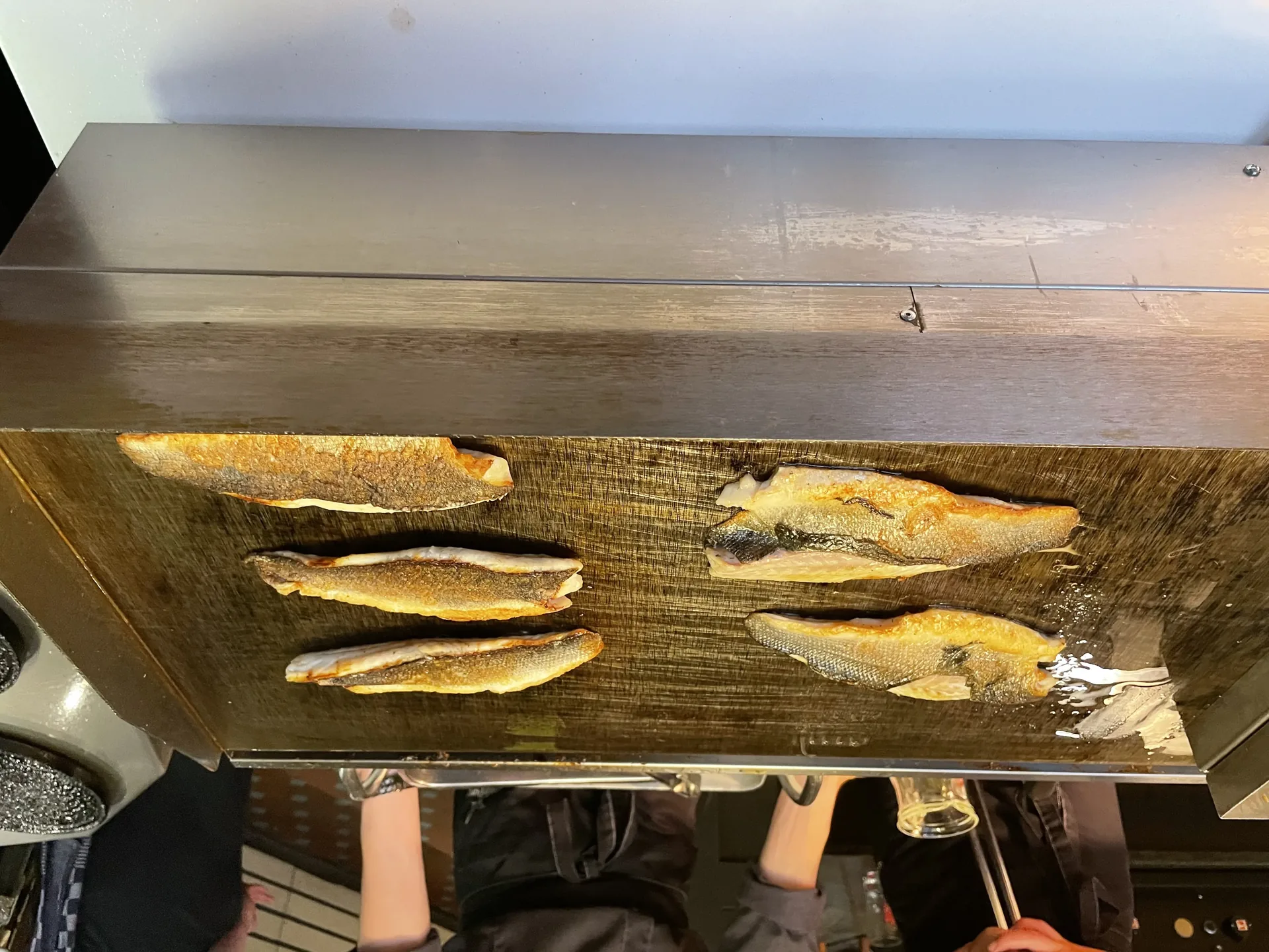 Fischbuffet im Center Parcs Het Heijderbos