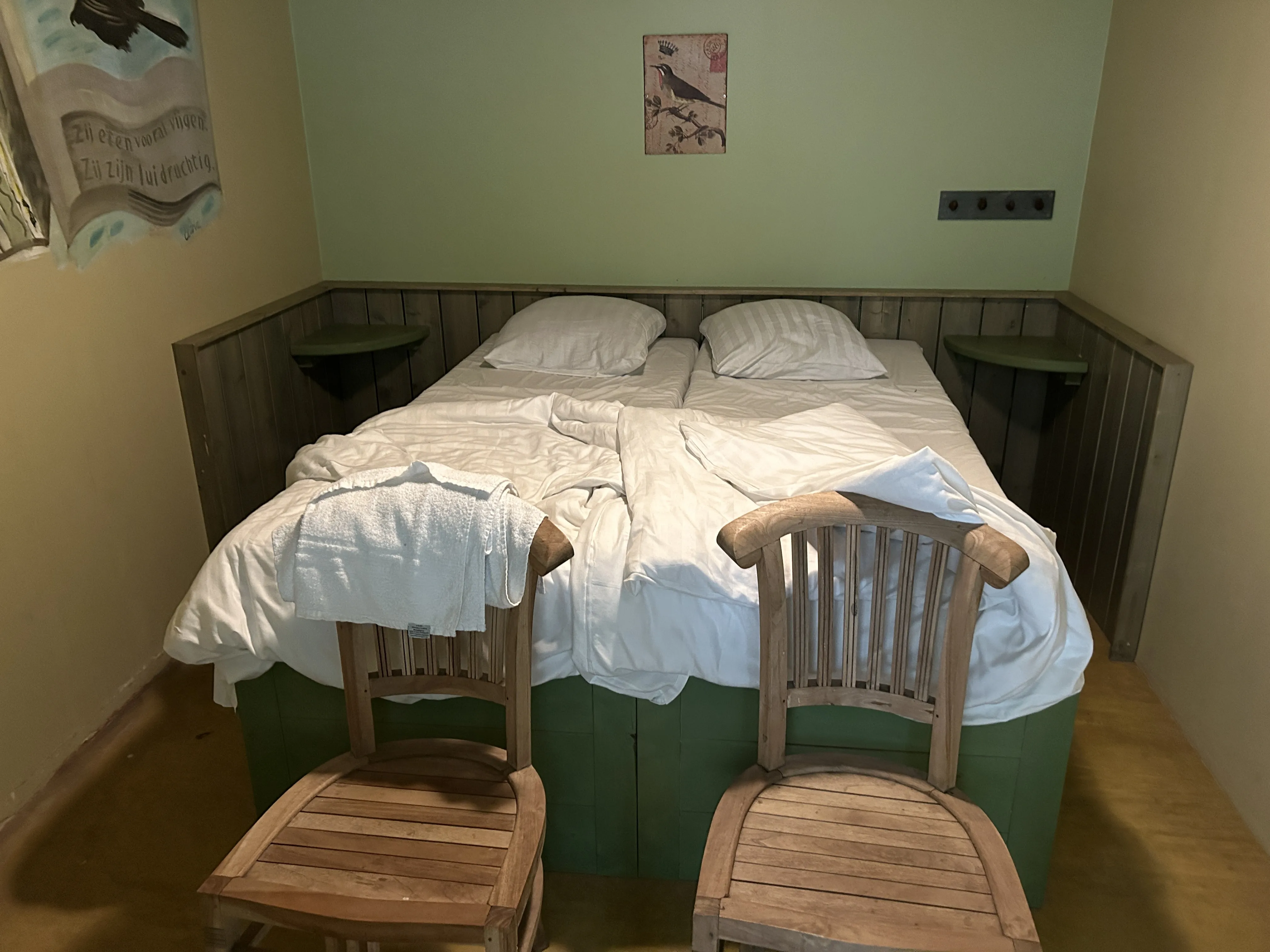 Blick in die Cabanas im Jungle Dome