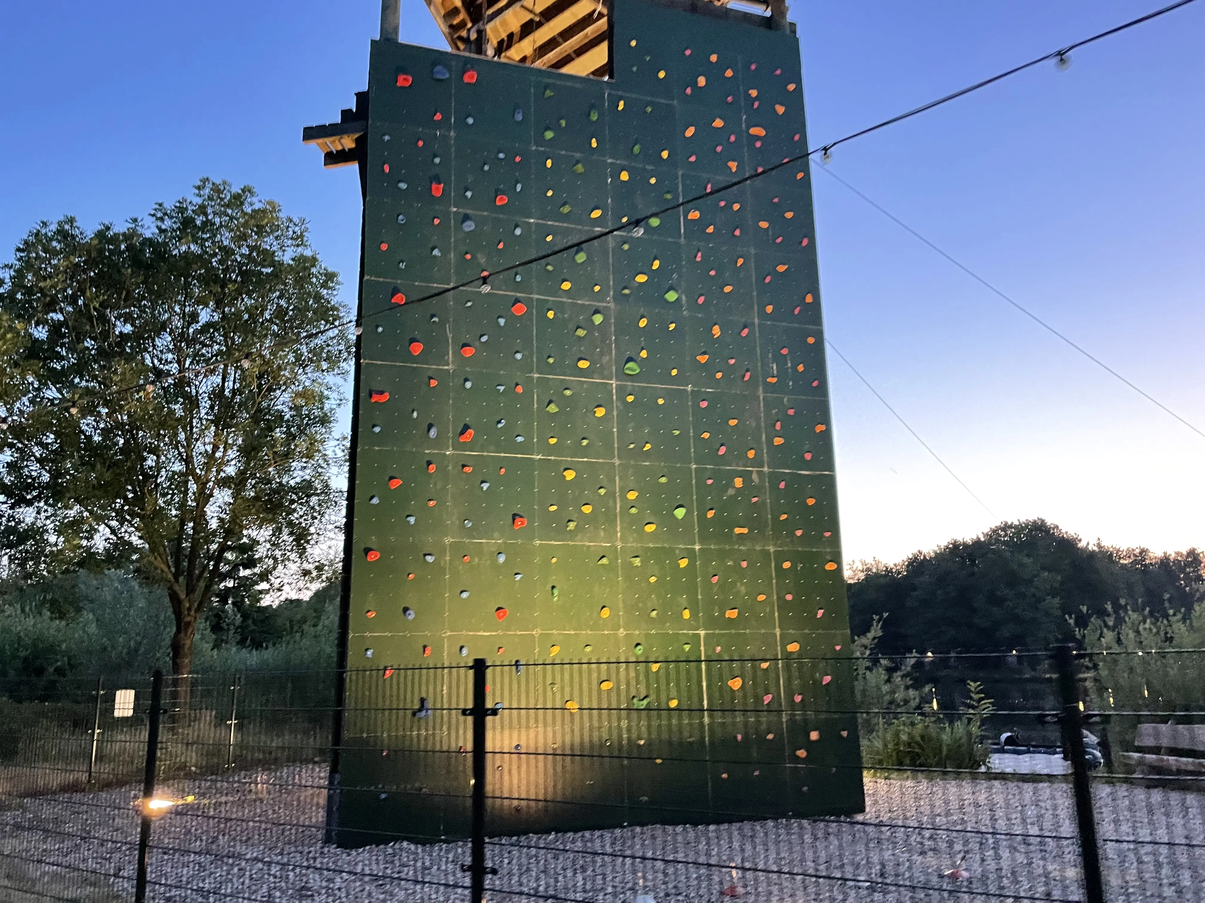 Der Kletterturm im Het Heijderbos