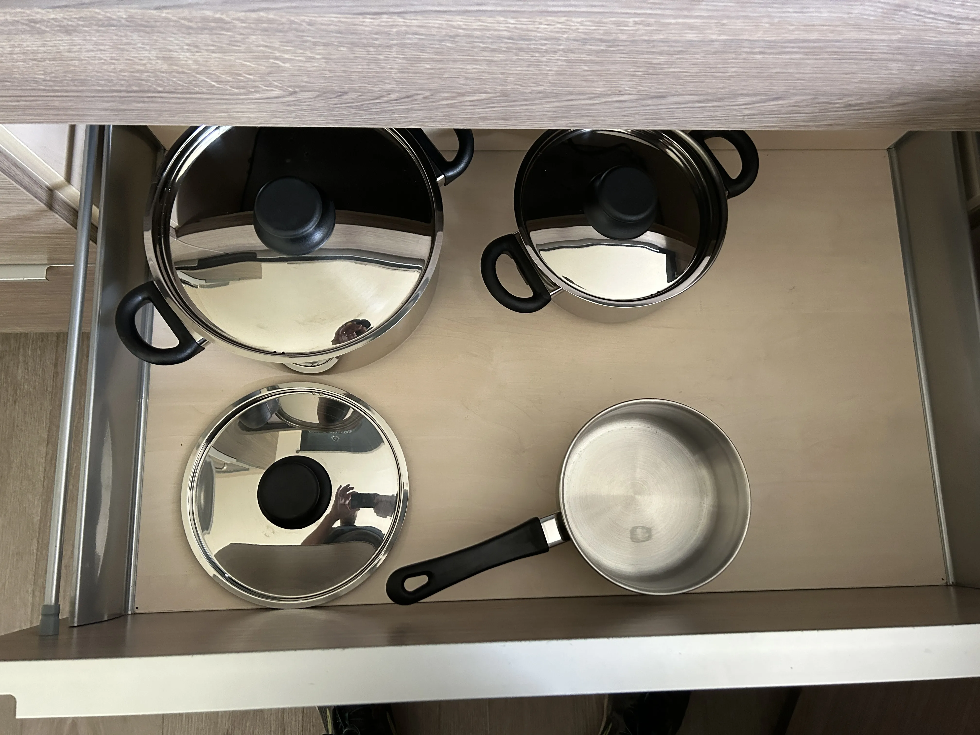 Typische Töpfe-Ausstattung