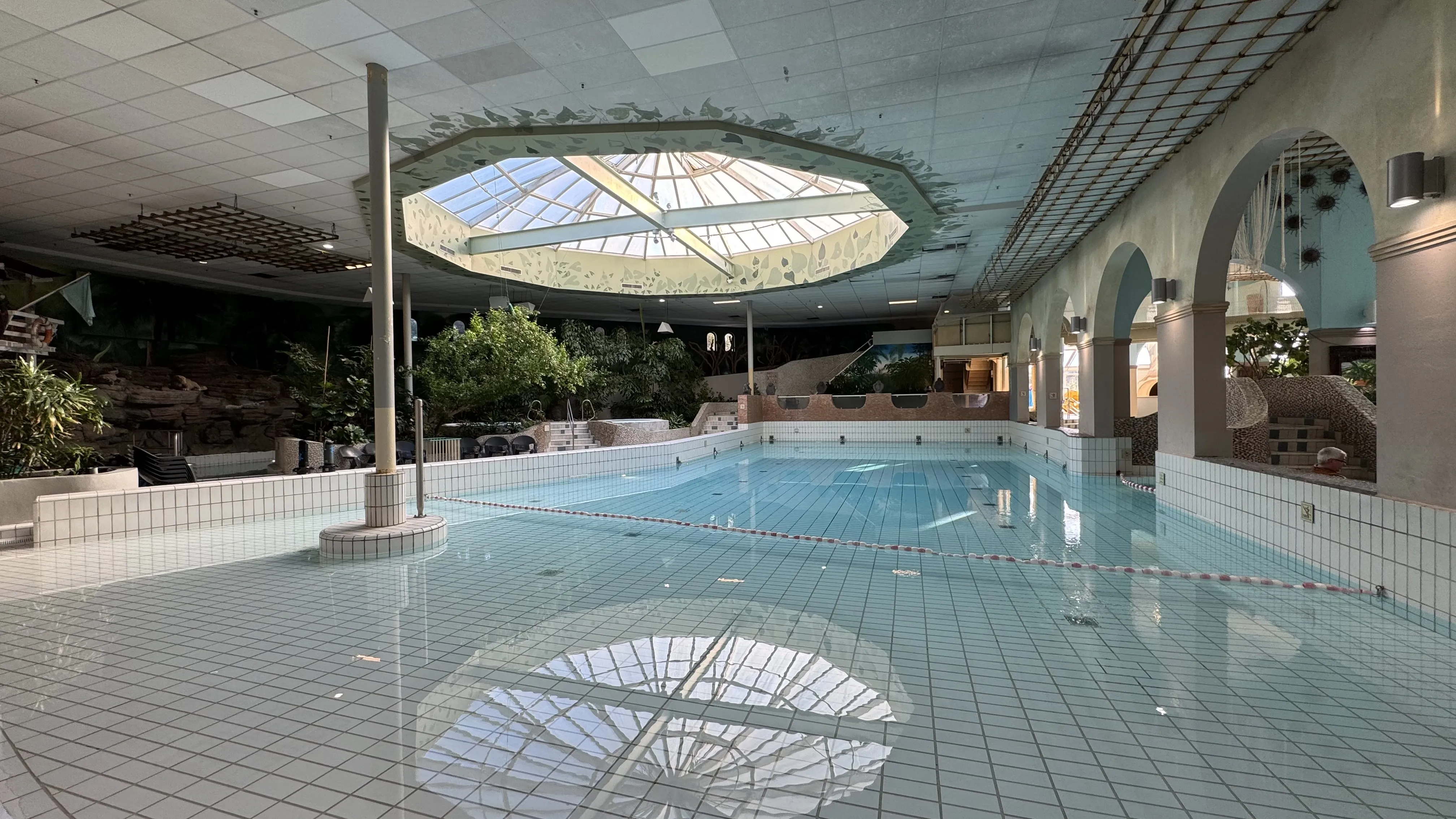 Das Hauptbecken im Aqua Mundo