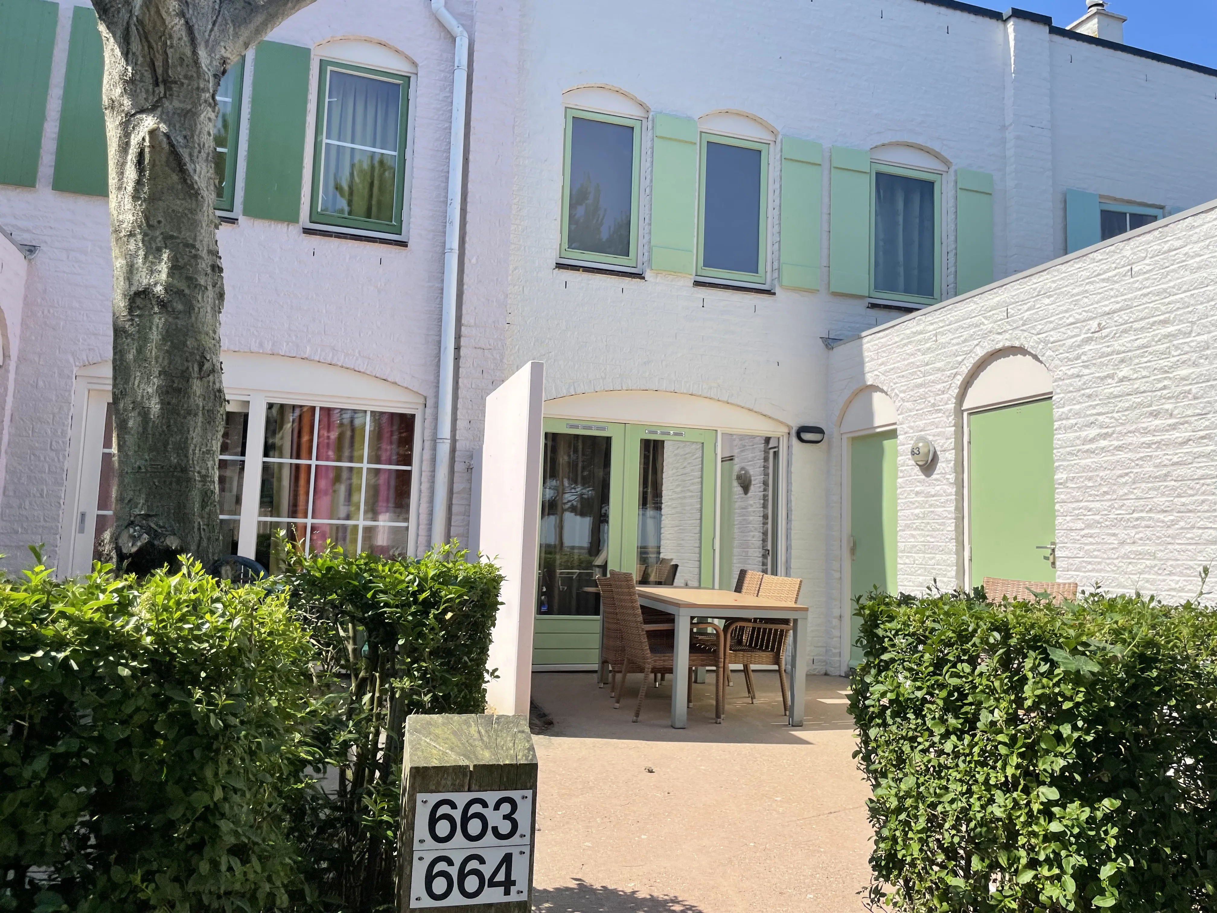 VIP-Ferienhaus im Center Parcs Port Zélande mit Terrasse