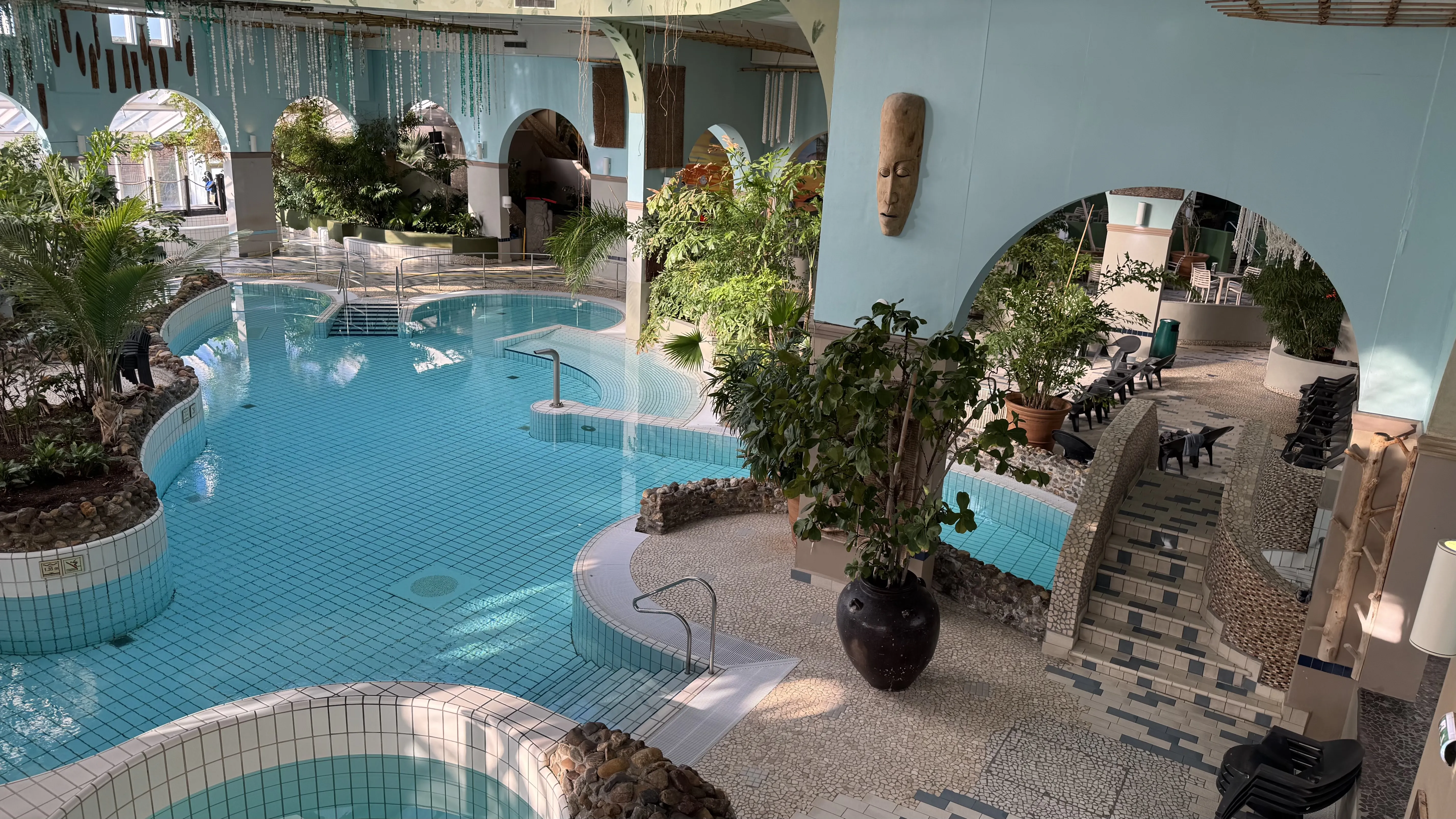 Blick von oben ins Aqua Mundo