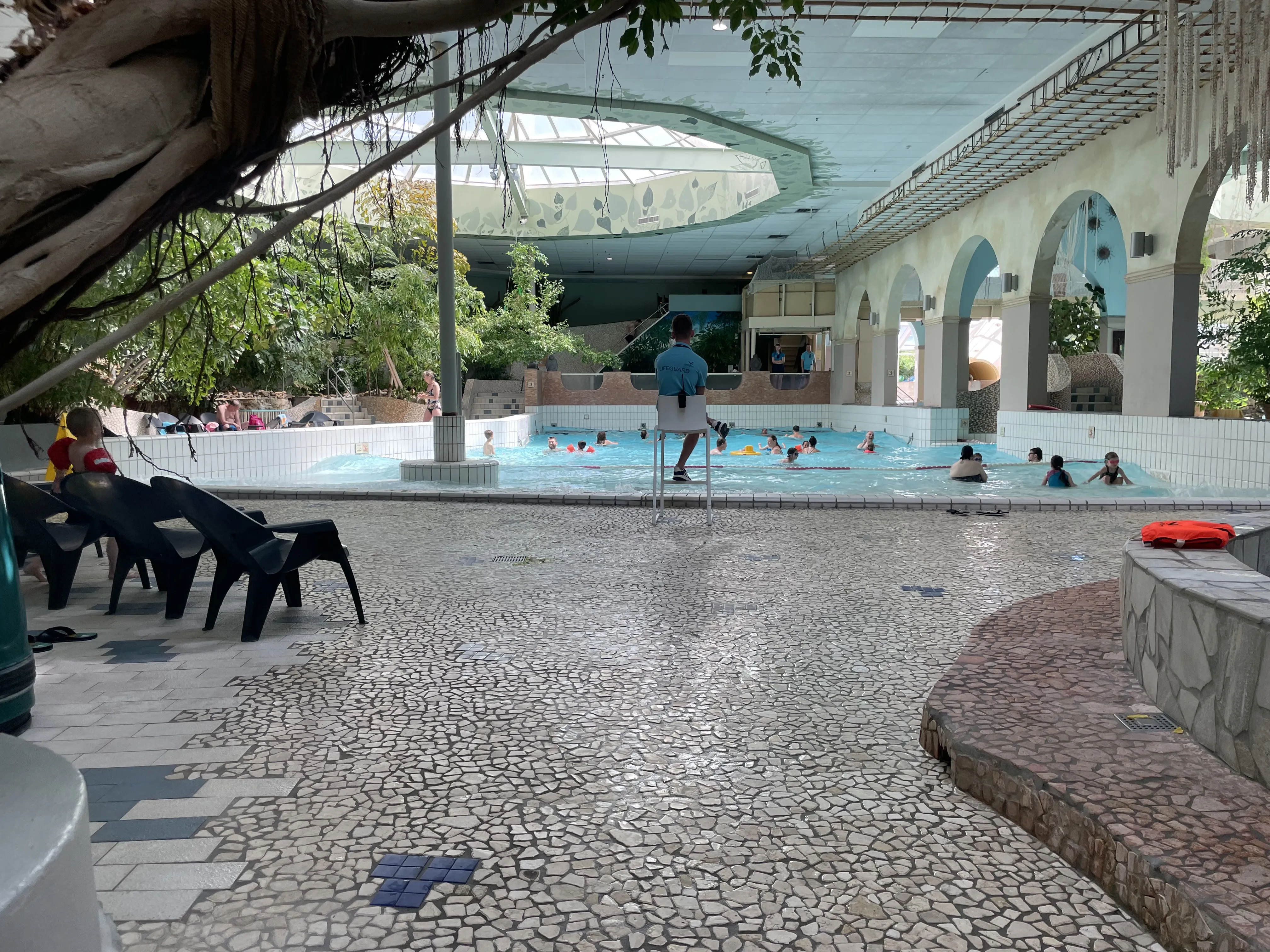 Eindrücke des Aqua Mundo – das Hauptbecken aus einer anderen Perspektive