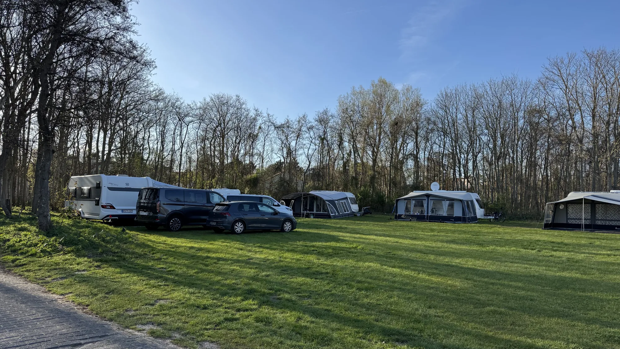 Eindrücke vom Campingplatz im Center Parcs Port Zélande