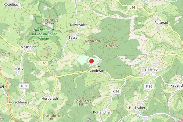 Karte Center Parcs Park Eifel in Gunderath