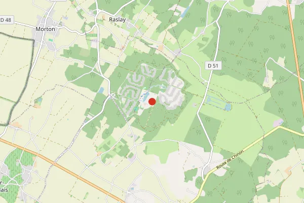 Karte Center Parcs Le Bois aux Daims