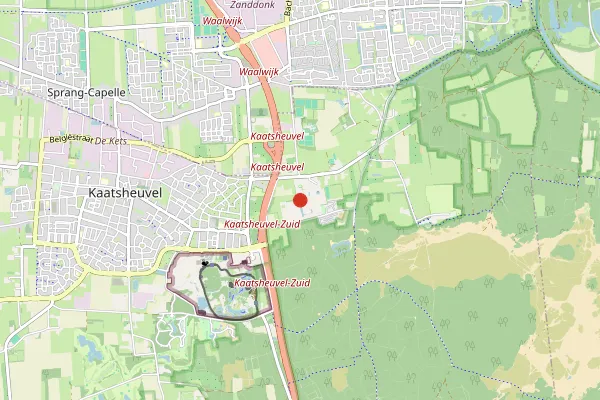 Karte EuroParcs Kaatsheuvel — Ferienpark 2 km von der Efteling