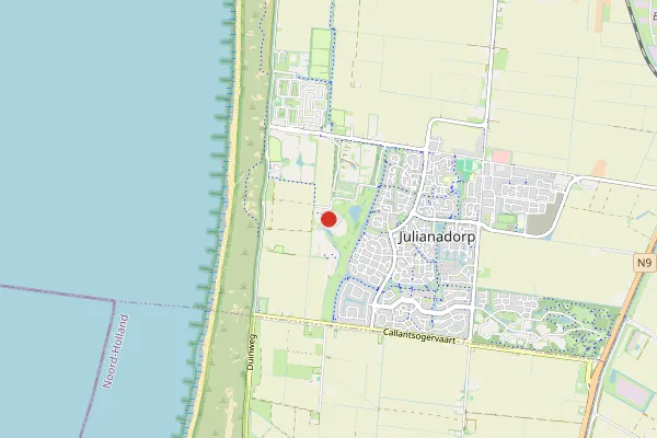 Karte Landal Beach Resort Ooghduyne