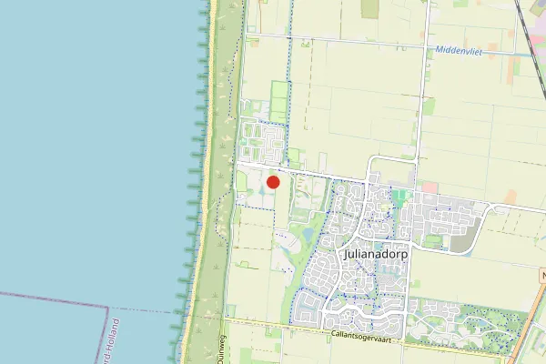 Karte Landal Strandhuisjes Julianadorp