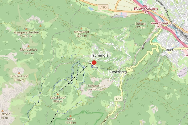 Karte Landal Brandnertal