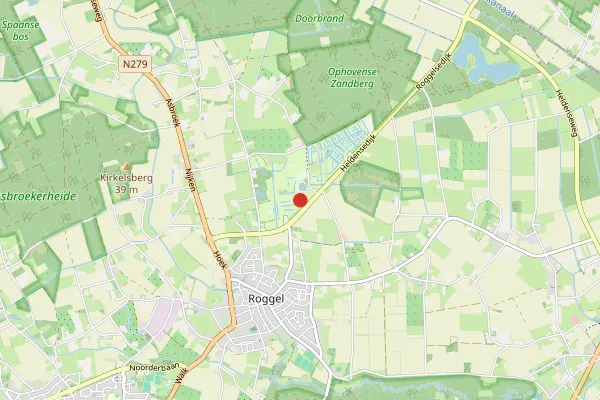 Karte Ferienpark De Leistert in Roggel