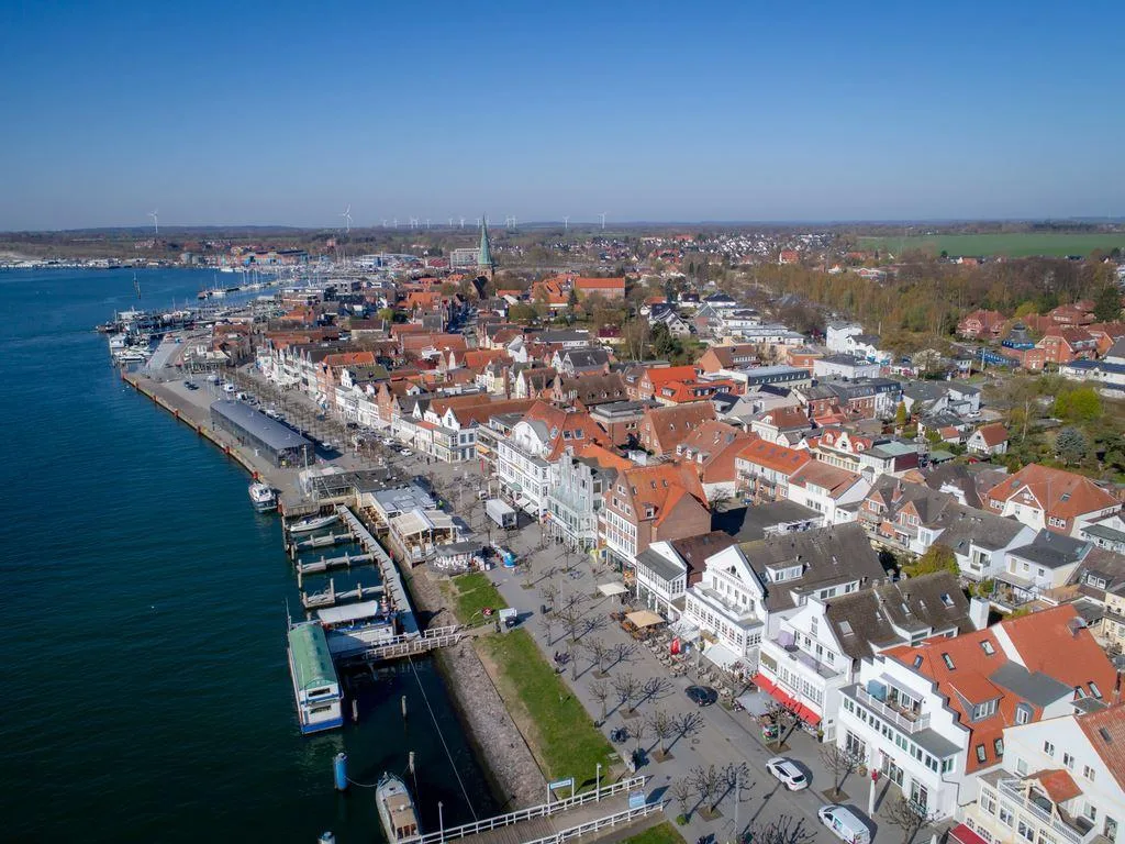 Travemünde Altstadt aus der Luft