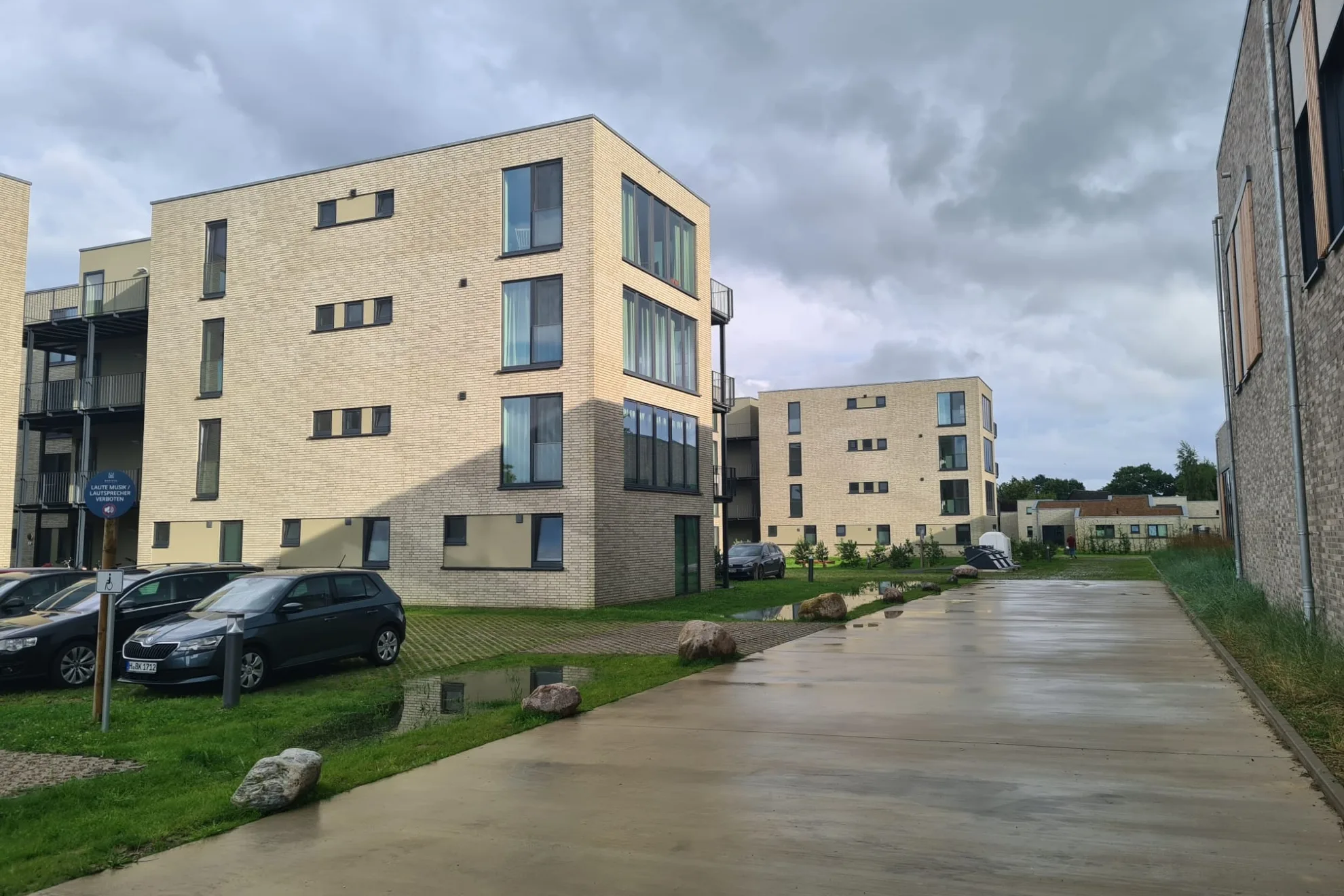 Apartmentgebäude von außen