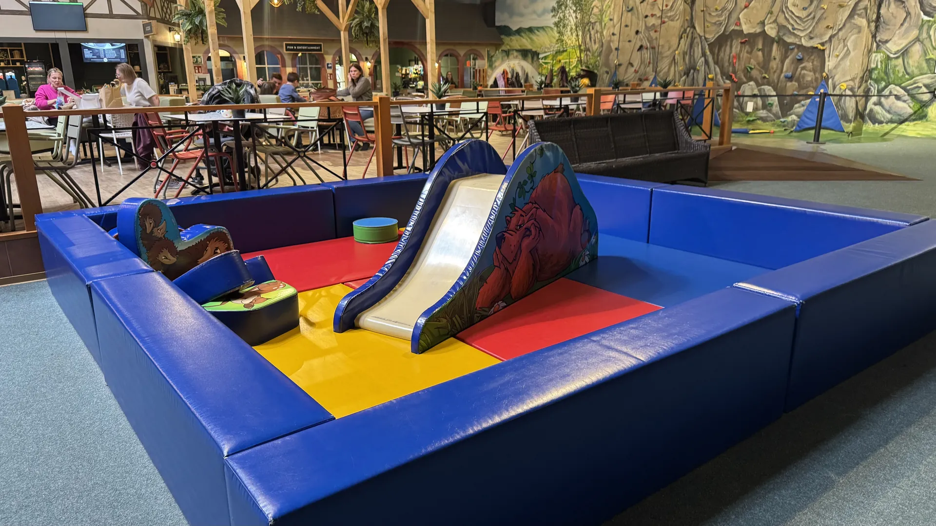 Eigener Bereich für Kinder unter 2 Jahren