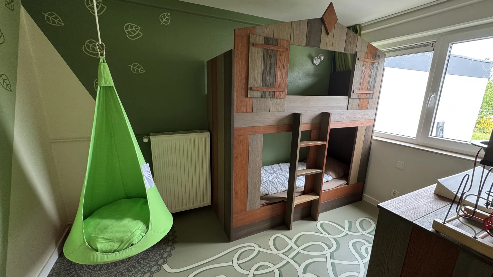 Das kindgerecht gestaltete Kinderzimmer