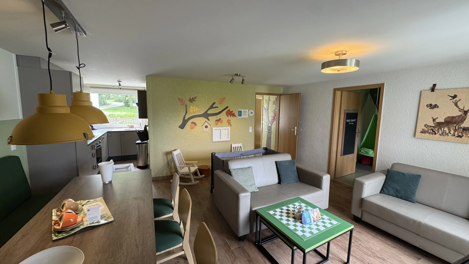 Das Wohnzimmer im Kinderferienhaus