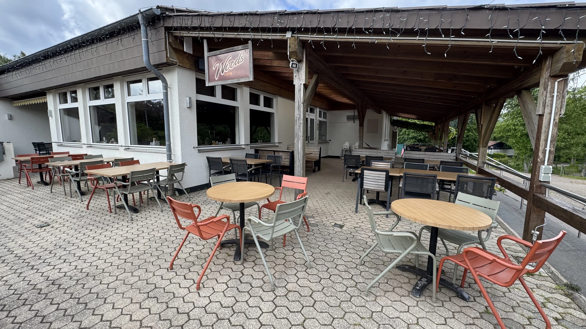 Café-Bistro Woods im Landal Warsberg - in der Nebensaison komplett geschlossen