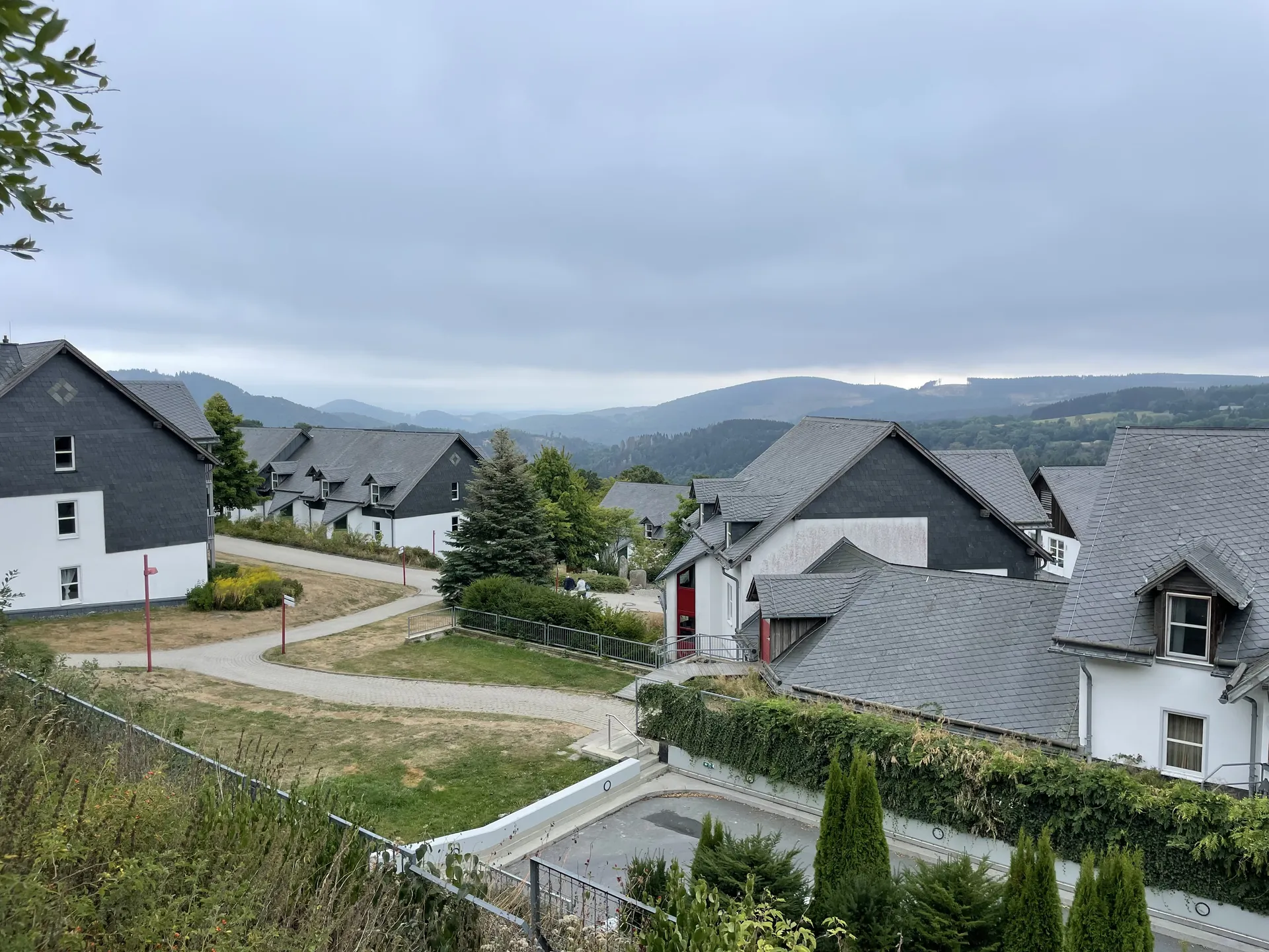 Ferienhäuser des Landal Winterberg aus der Vogelperspektive