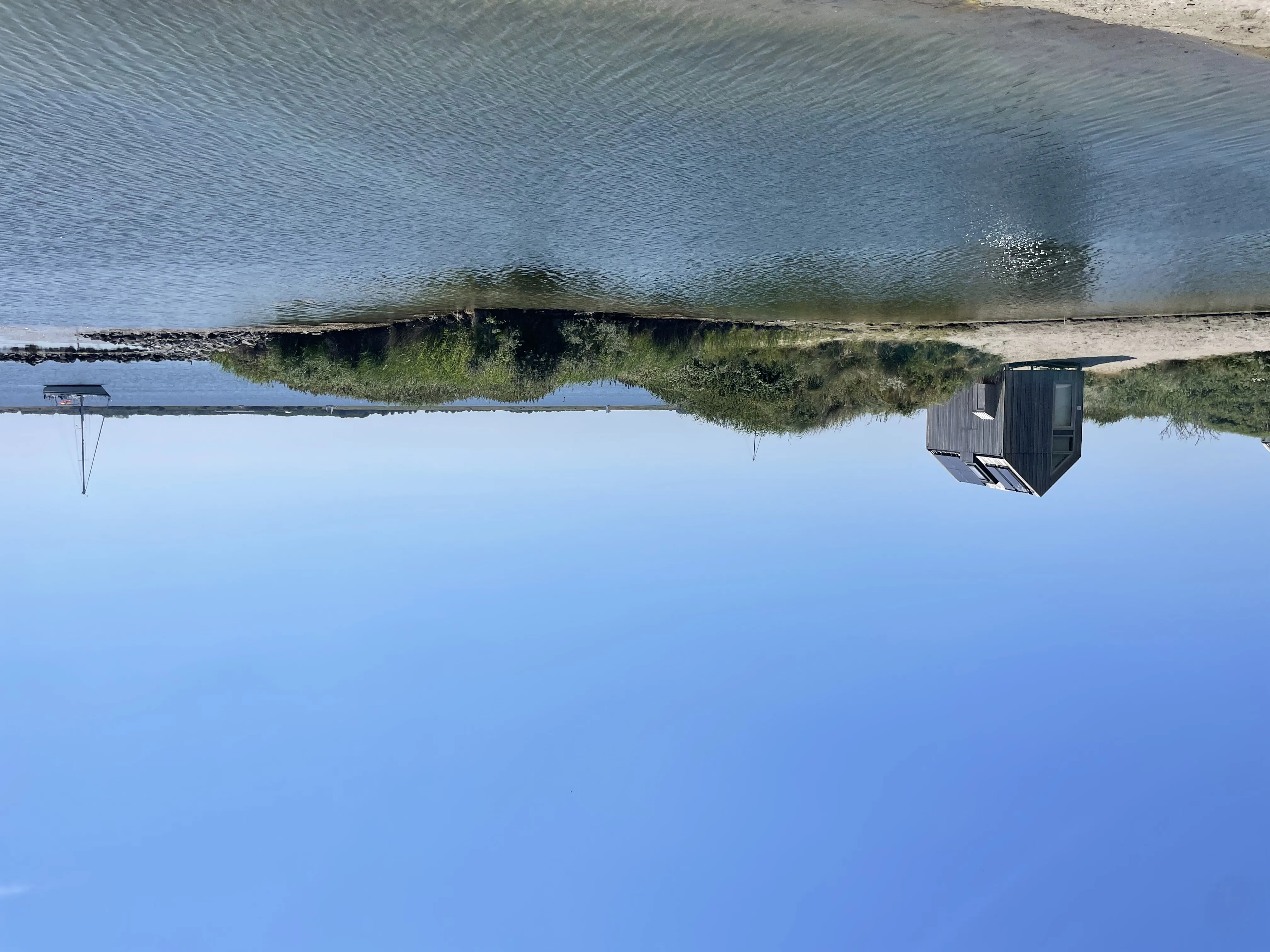 Tiny House am Wasser mit Blick auf das Grevelingenmeer