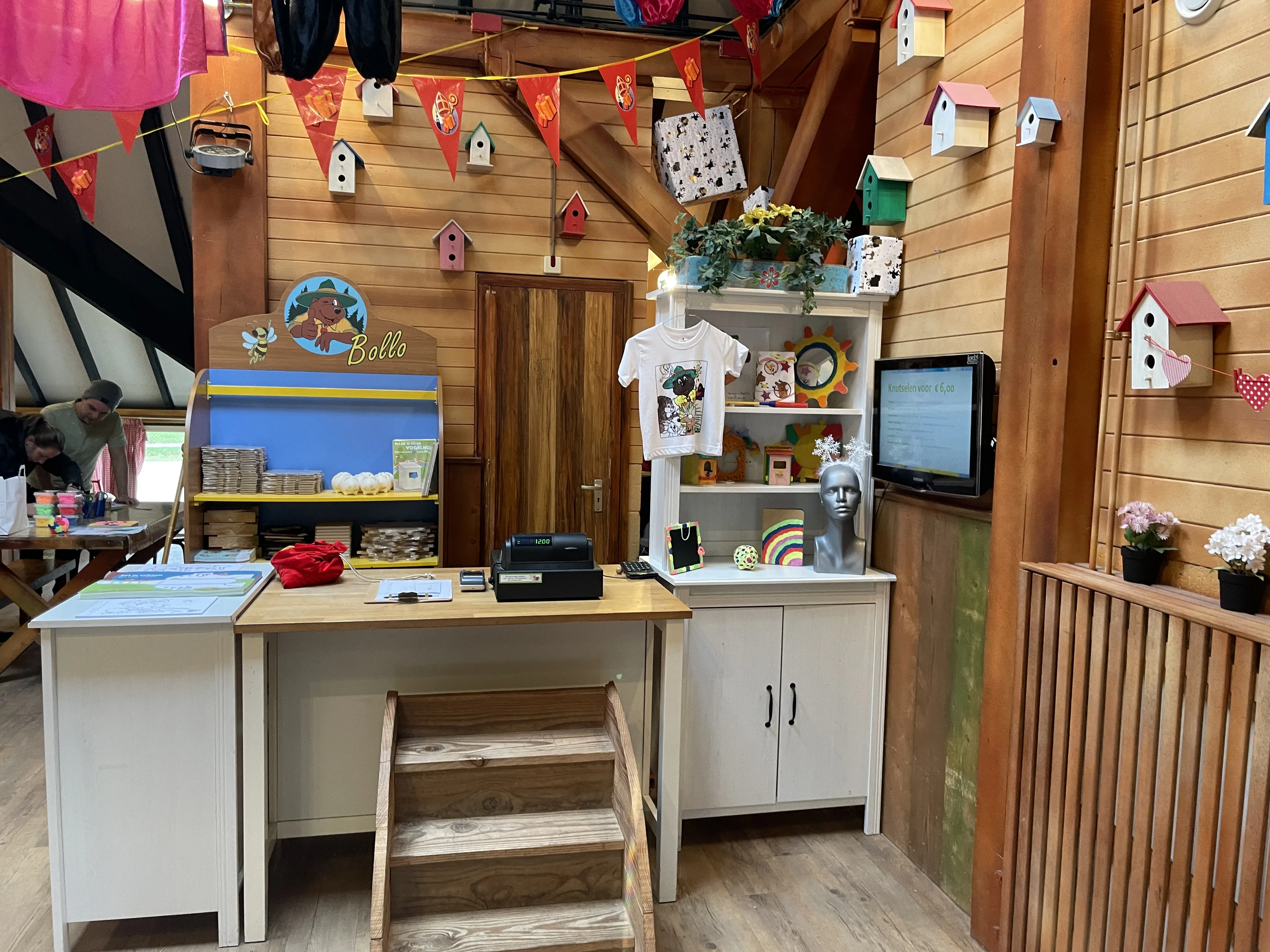 Der Empfangsbereich des Kids Club mit Bollo