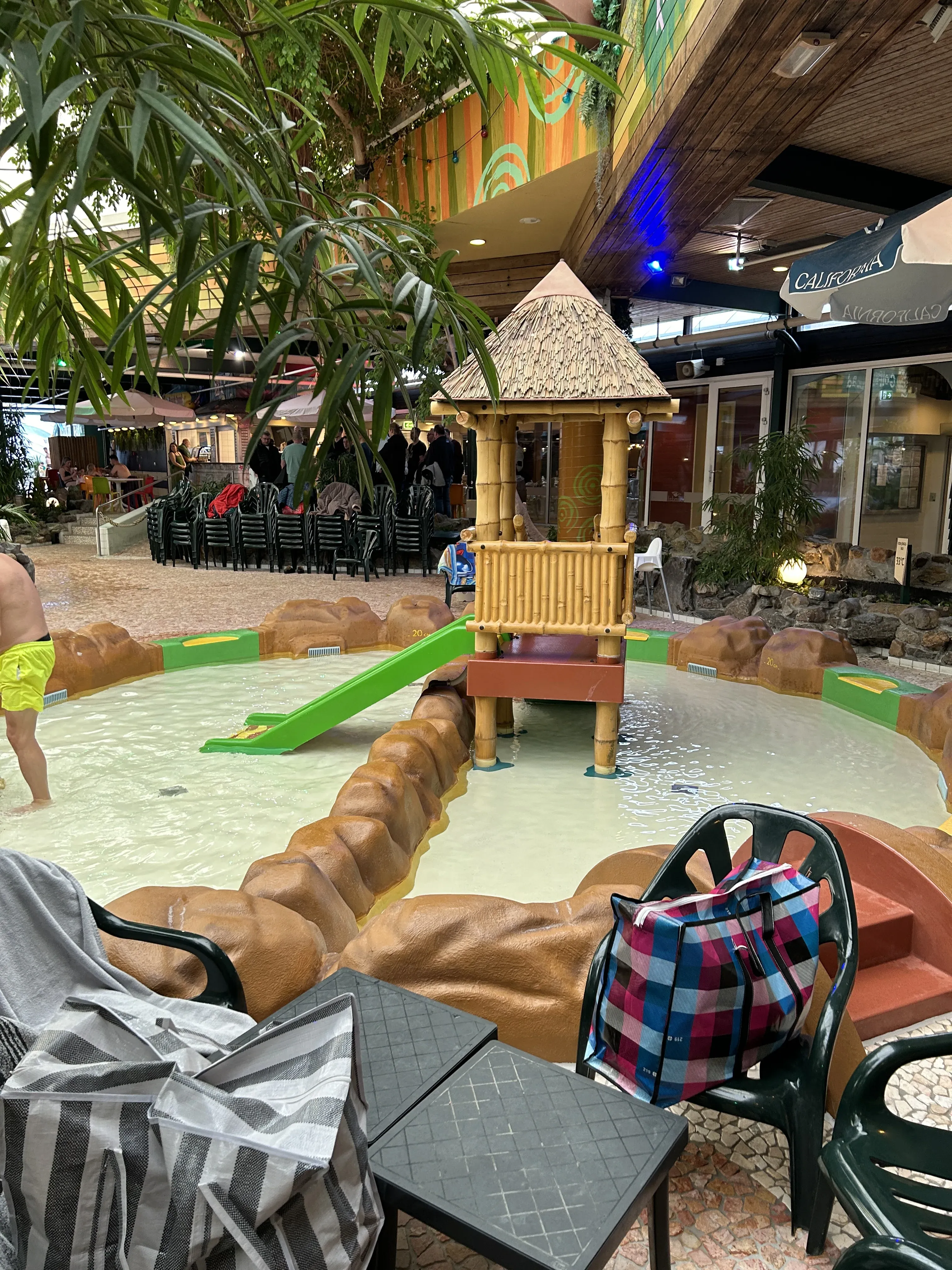 Der Kleinkindbereich mit Wasserspielen