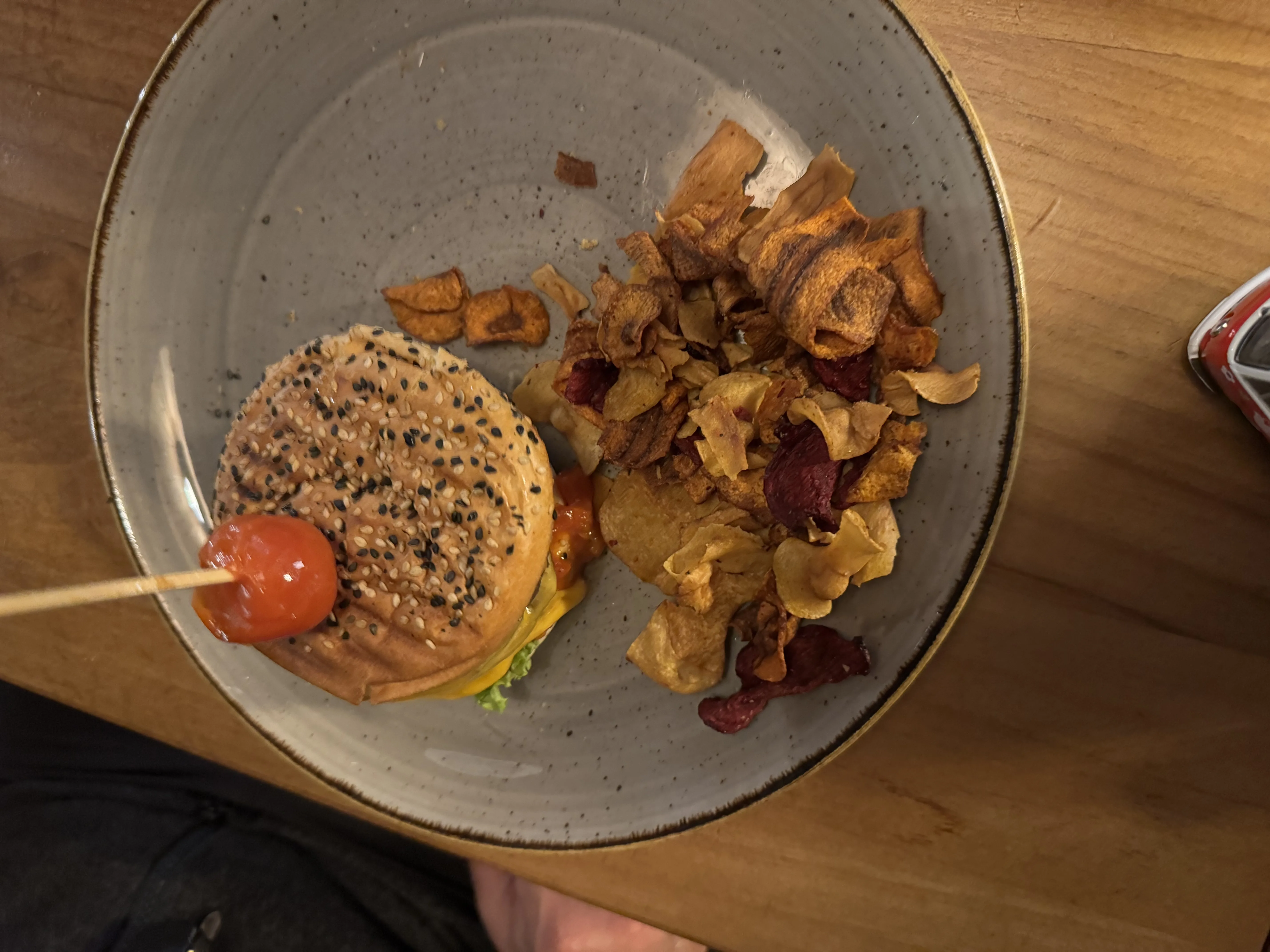 Leckeres Abendessen im Restaurant