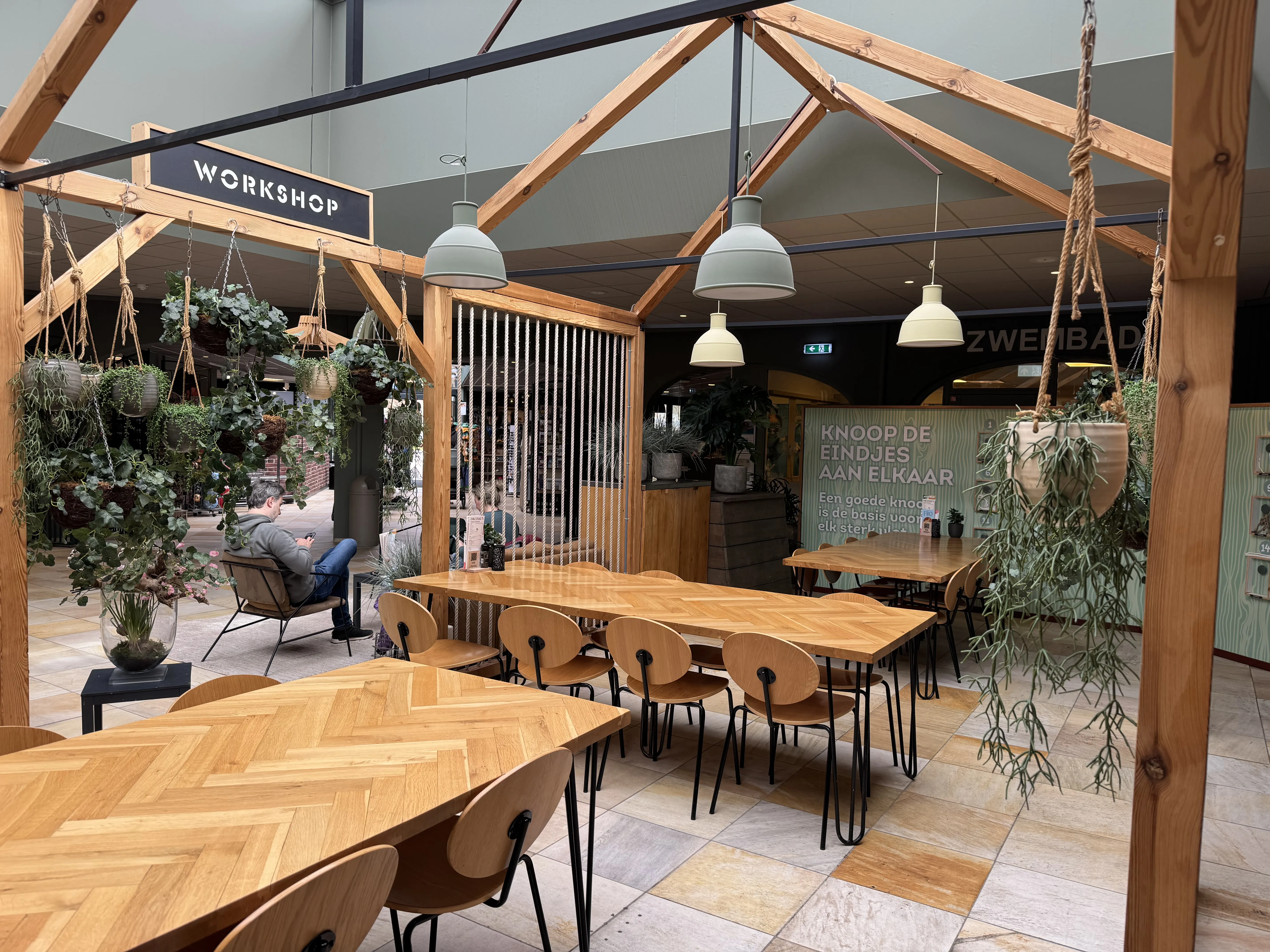 Nettes Ambiente im Restaurant