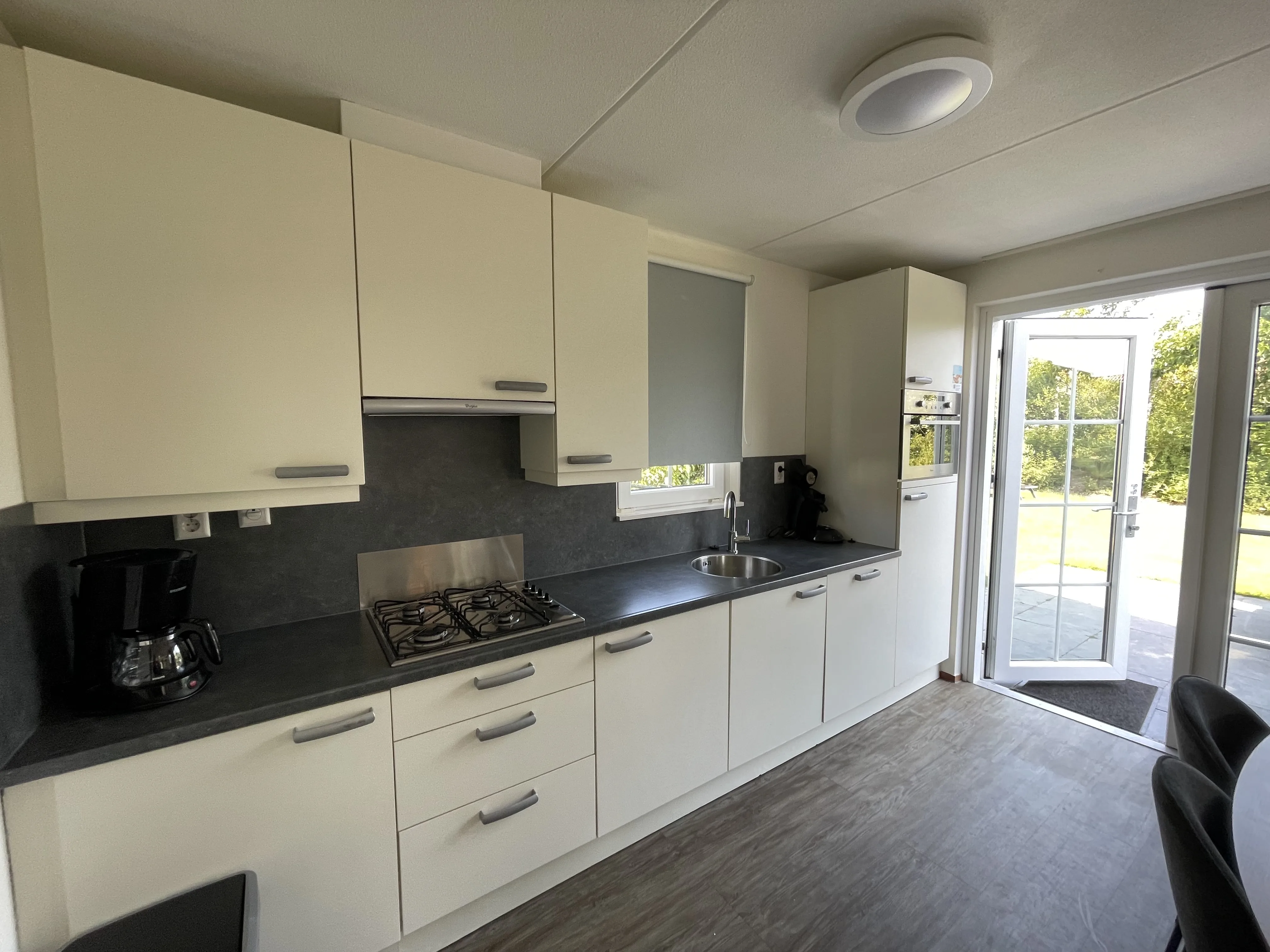 Die Küche mit Gasherd