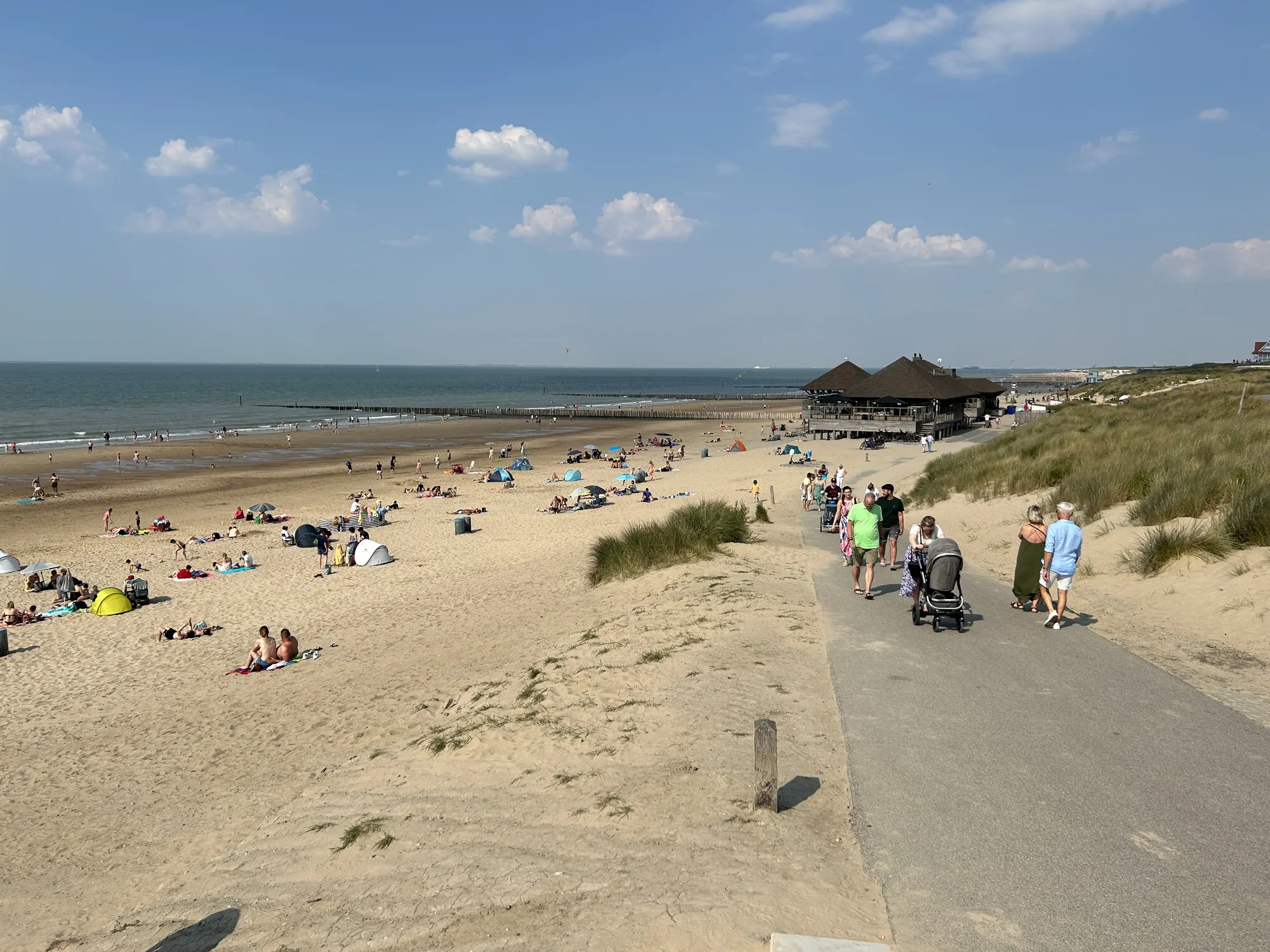 Der Strand bei Cadzand-Bad