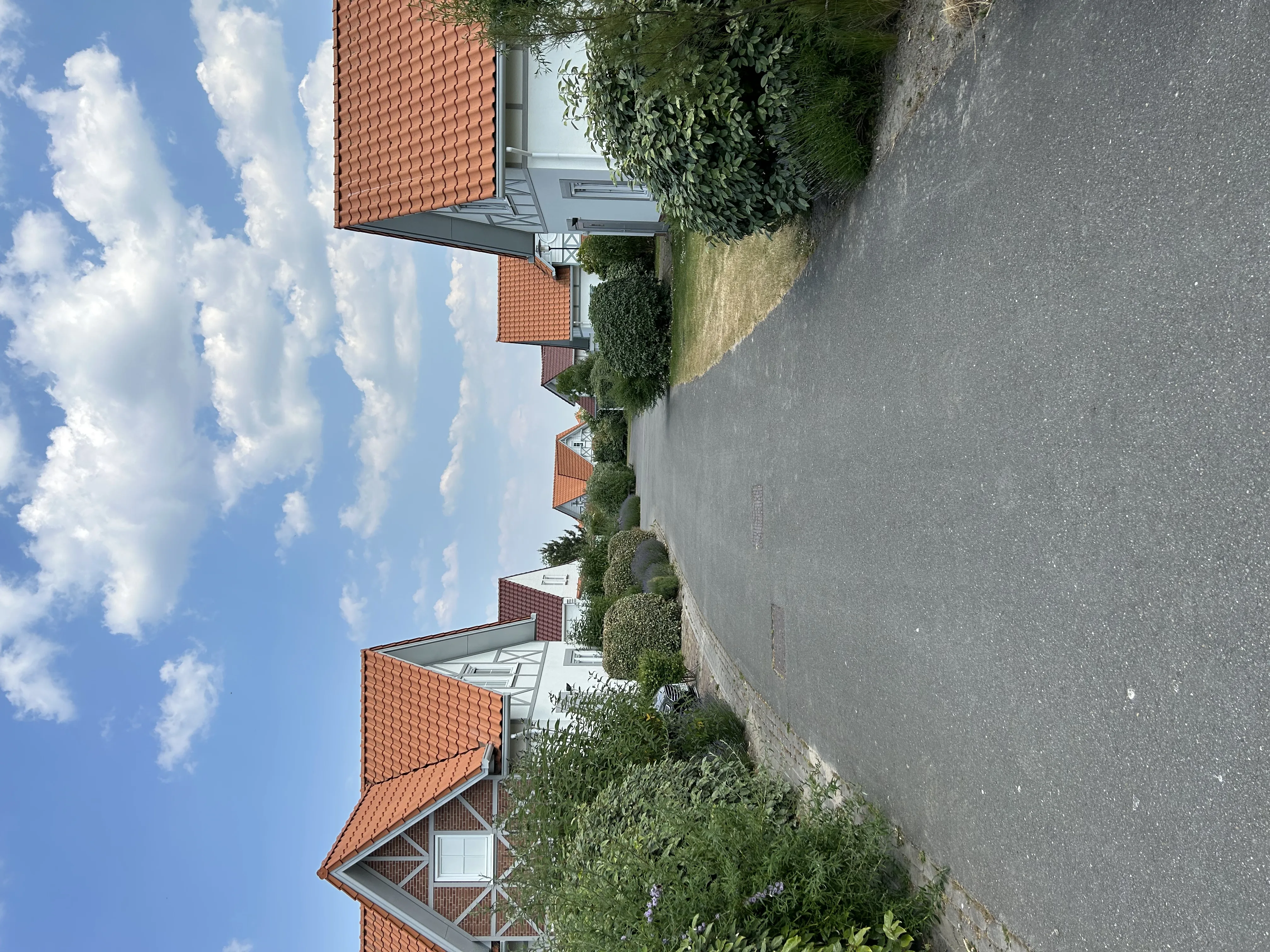 Typische Sackgasse mit Wendehammer im Park