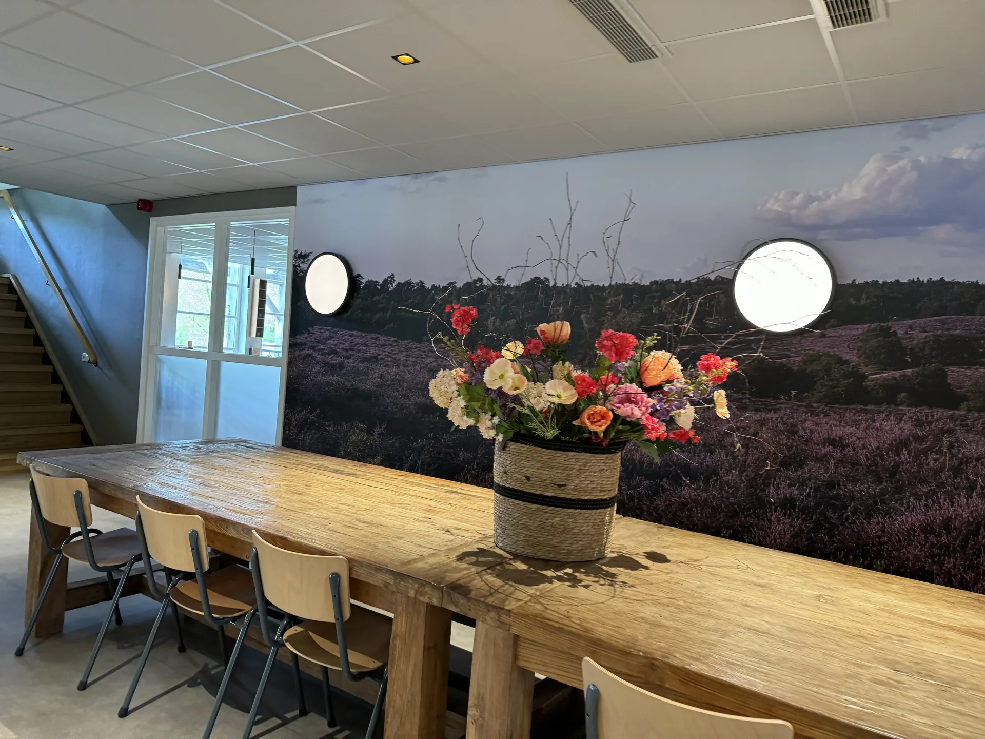 Gemütlicher Restaurant-Innenbereich im Landal Orveltermarke